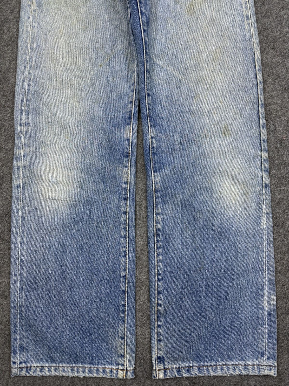 Levi's Vintage Clothing Vintage 90s LEVIS 501 Capital E Denim F802 Size US 27 - 4 Thumbnail