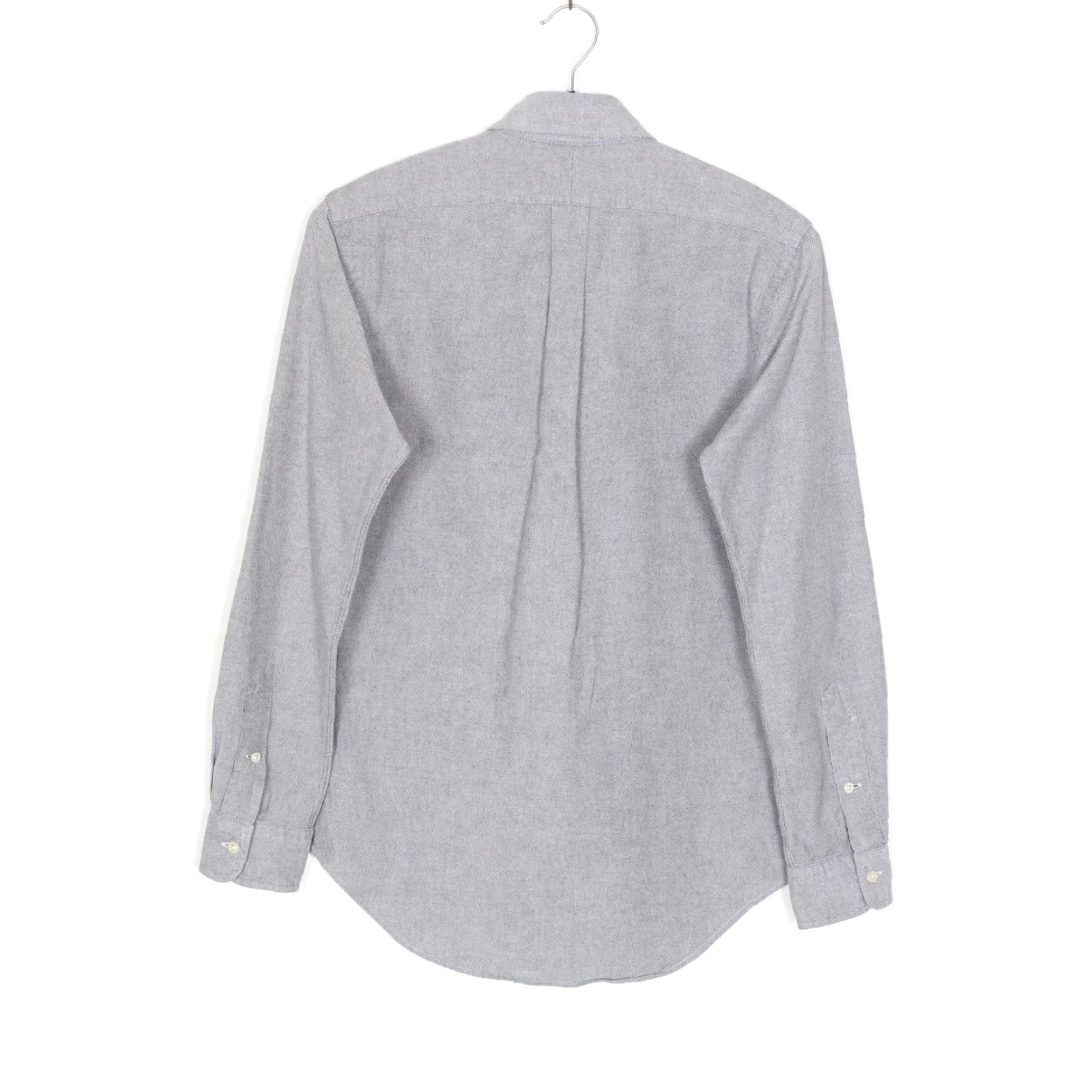 Polo Ralph Lauren Polo Ralph Lauren Slim Fit Stretch Oxford Shirt Men S Long Sleeve Grey VR2555 Size US S / EU 44-46 / 1 - 3 Thumbnail