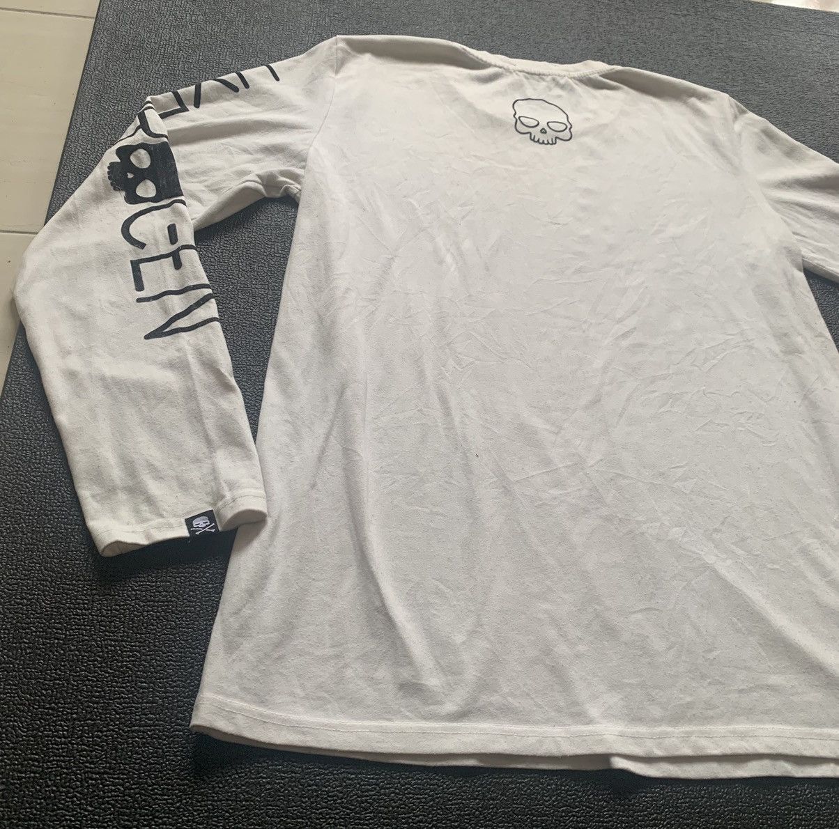 Vintage Hydrogen Skull Long Shirt Size US XL / EU 56 / 4 - 9 Thumbnail