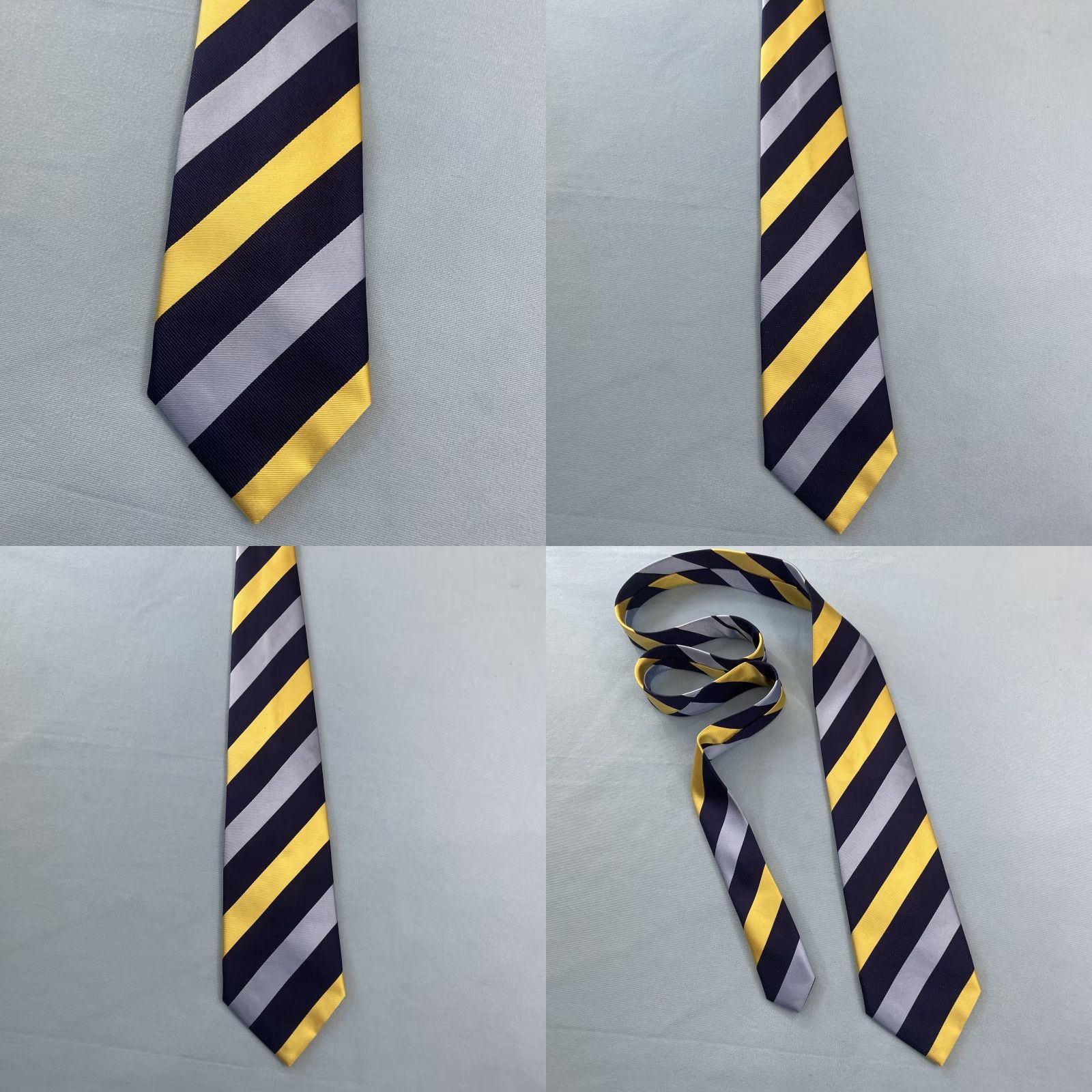 Charles Tyrwhitt VINTAGE Charles Tyrwhitt Jermyn Street Silk Tie Blue Yellow Necktie England 3.5x61 Read Silk Tie Blue Yellow Necktie England 3.5x61 Read Size ONE SIZE - 10 Thumbnail