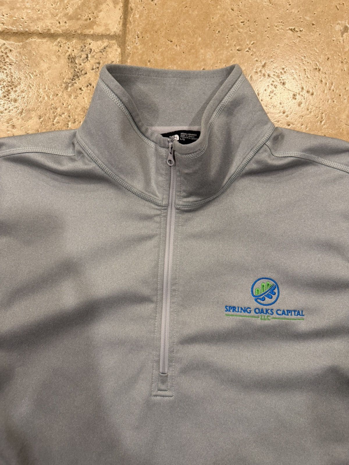 The North Face The North Face Quarter Zip Grey Light Sweatshirt Jacket Size US L / EU 52-54 / 3 - 7 Thumbnail