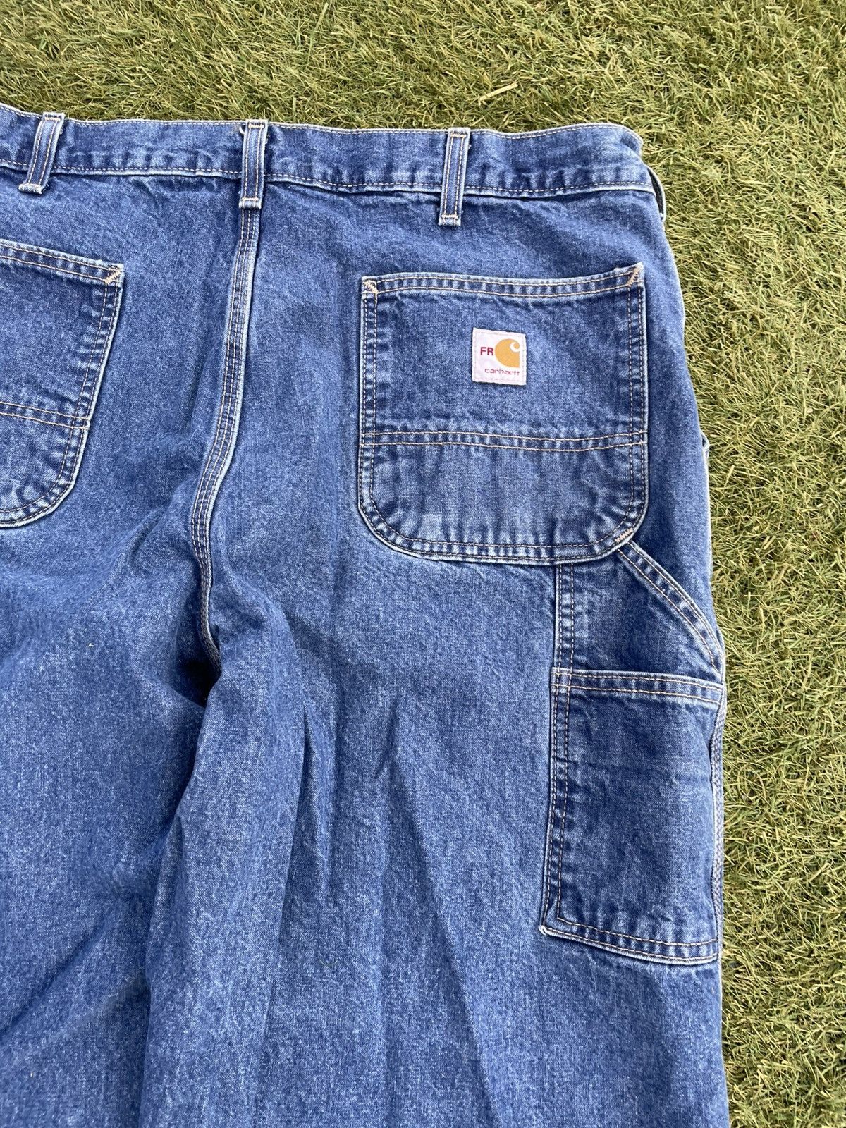 Carhartt Carhartt FRB13 DNM Flame Resistant Mens 38x34 Blue Jeans Size US 38 / EU 54 - 8 Thumbnail