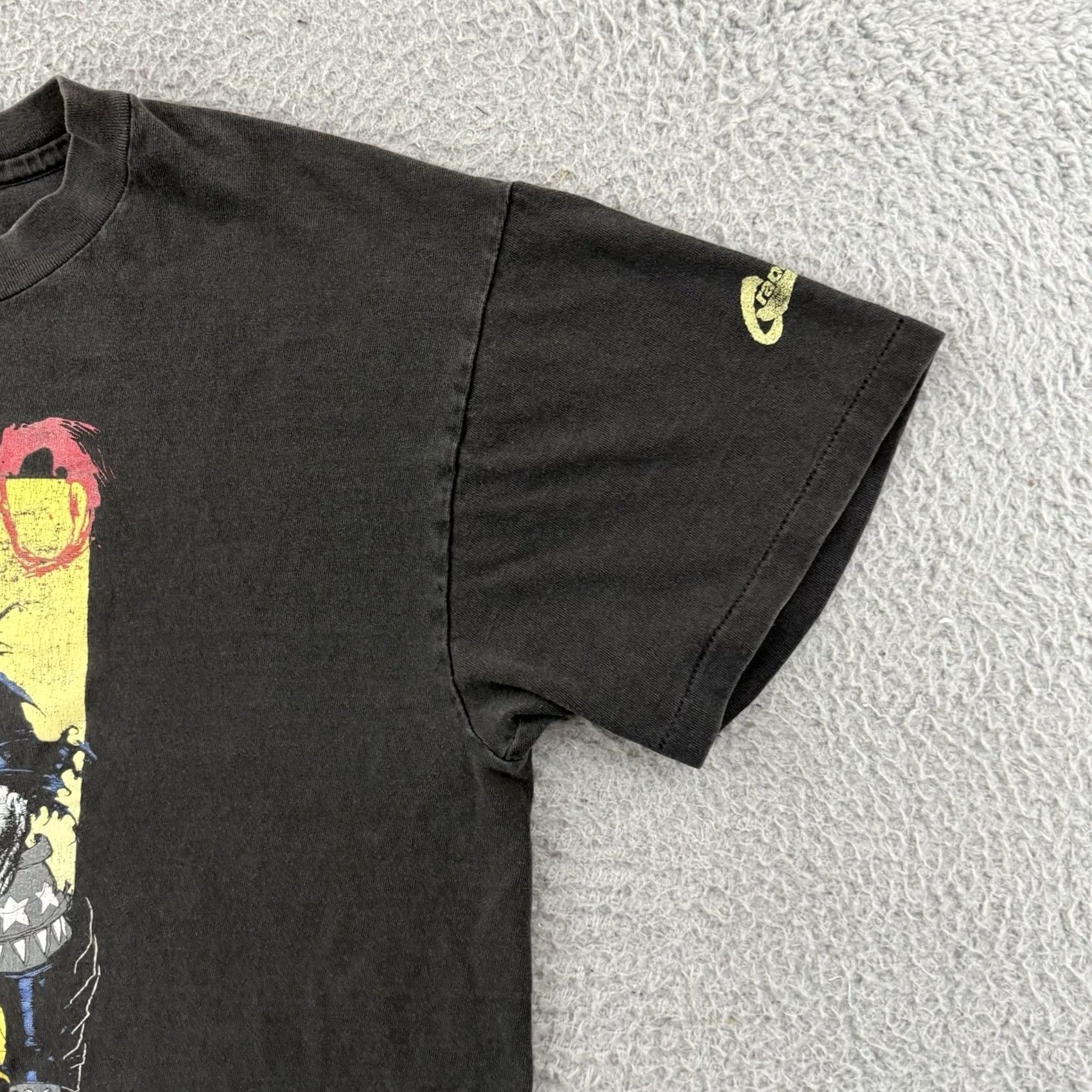 Hanes Vintage Lobo Shirt Mens Large Black DC Comics Graphitti 90s Short Sleeve Promo Size US L / EU 52-54 / 3 - 5 Thumbnail