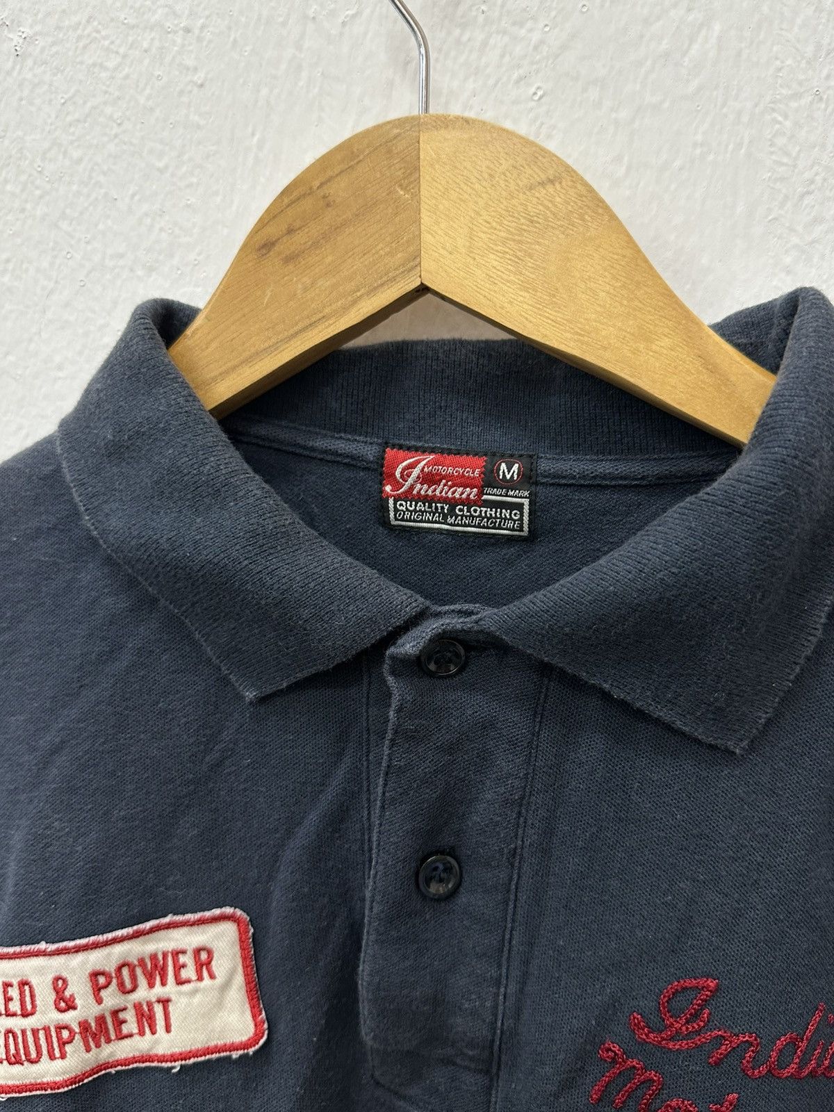 Indian Motorcycle 2000's Indian Motocycle " Adams Repair Service " Polo Shirt Size US XS / EU 42 / 0 - 11 Thumbnail