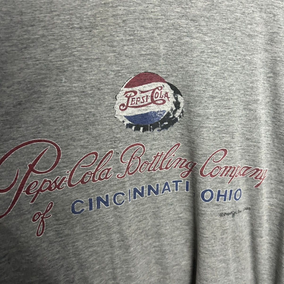 Vintage Vintage Pepsi Cola 1995 big logo streetwear tee size M Size US M / EU 48-50 / 2 - 4 Thumbnail