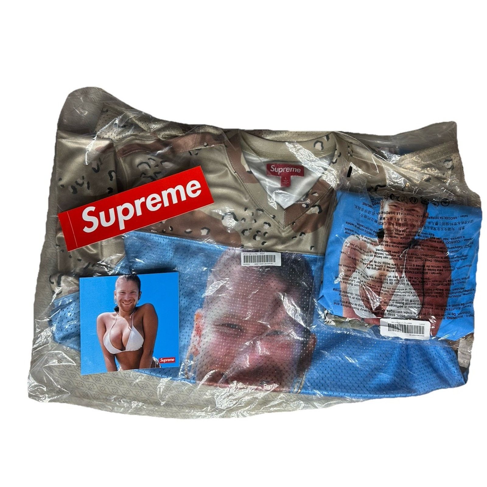 Supreme Supreme / Aphex Twin Windowlicker Football Jersey z& shirt Size US L / EU 52-54 / 3 - 2 Thumbnail