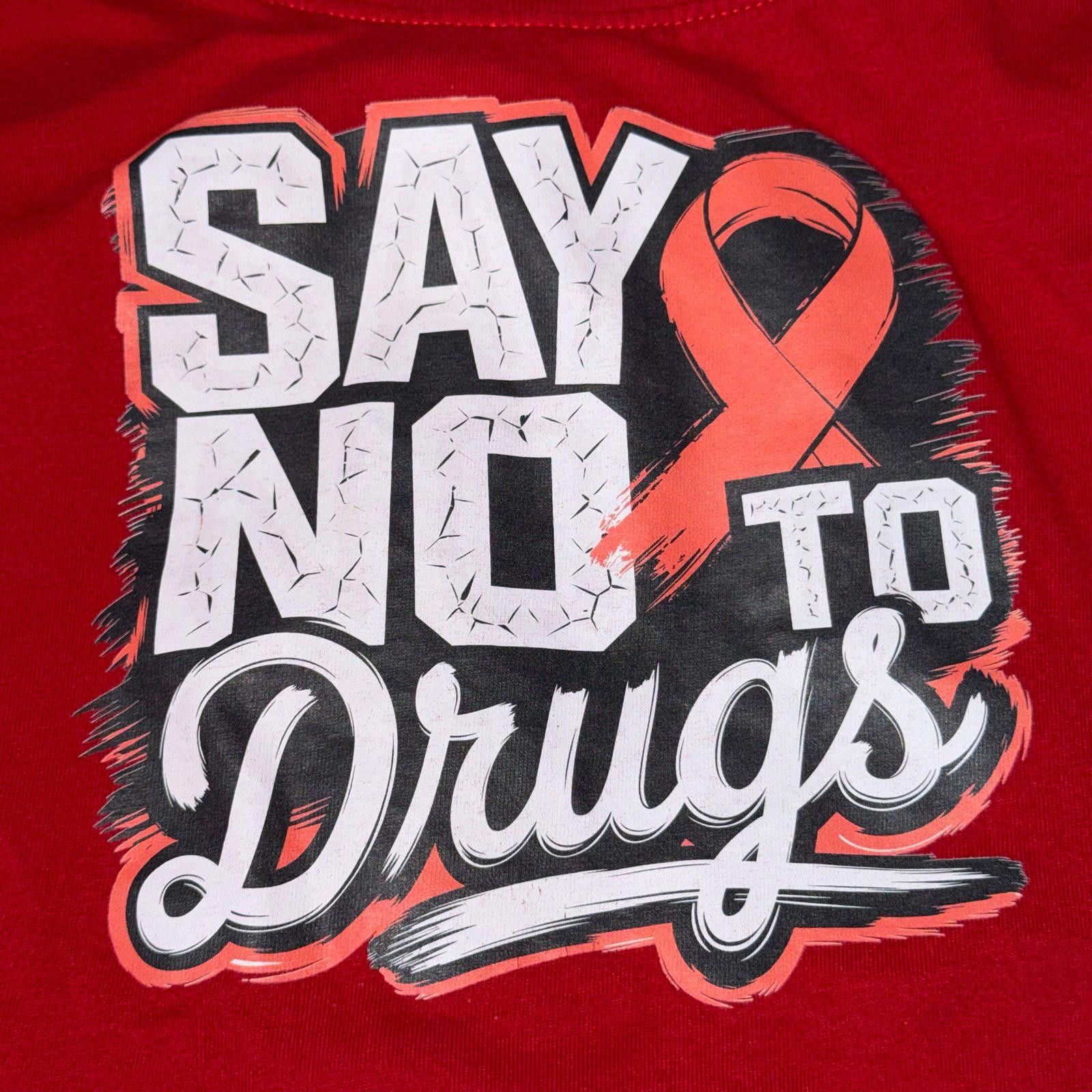 Other Rabbit Skins 'Say No to Drugs' Red T-Shirt 12 Months Size US XXS / EU 40 - 2 Thumbnail
