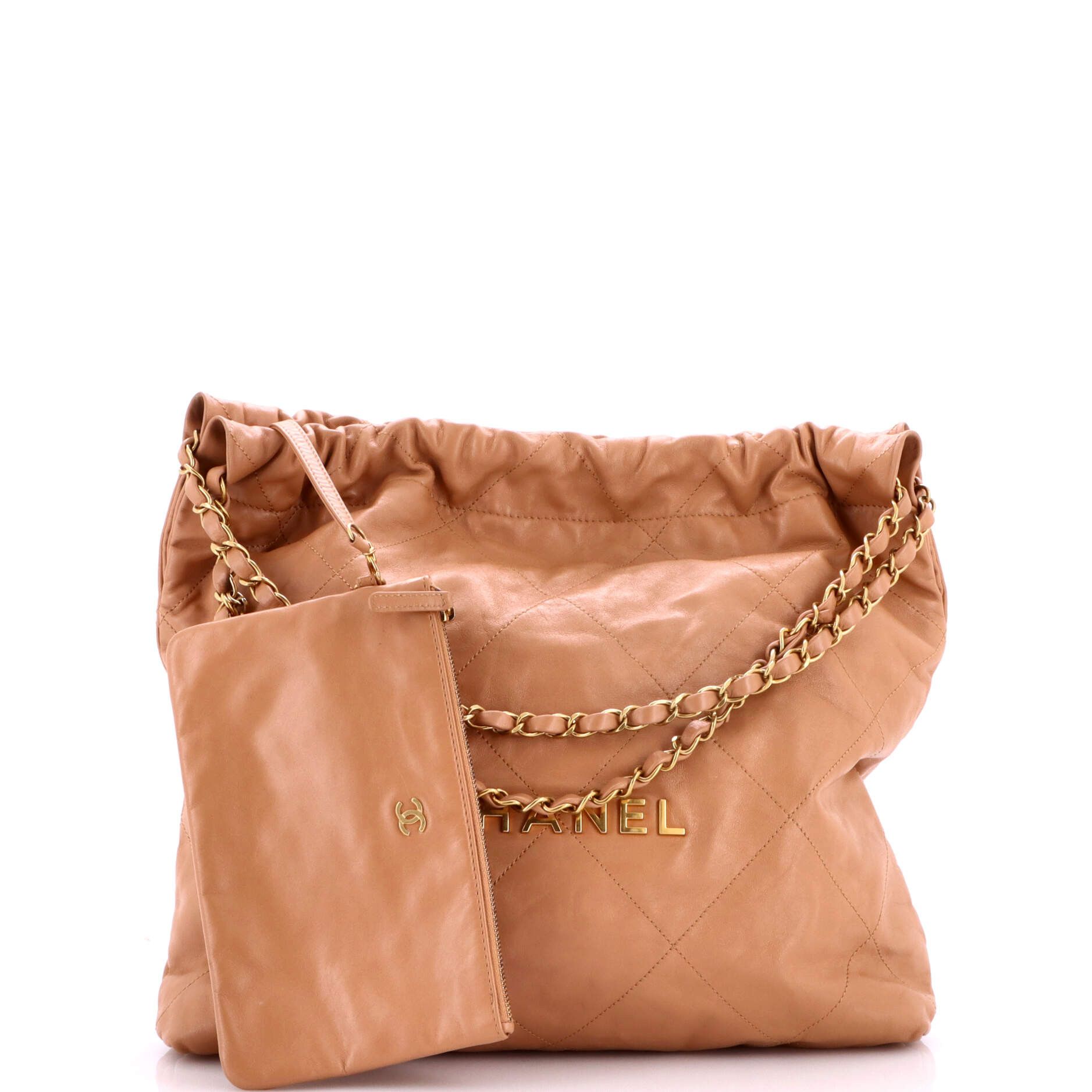 Chanel 22 Chain Hobo Quilted Calfskin Medium Size ONE SIZE - 1 Thumbnail