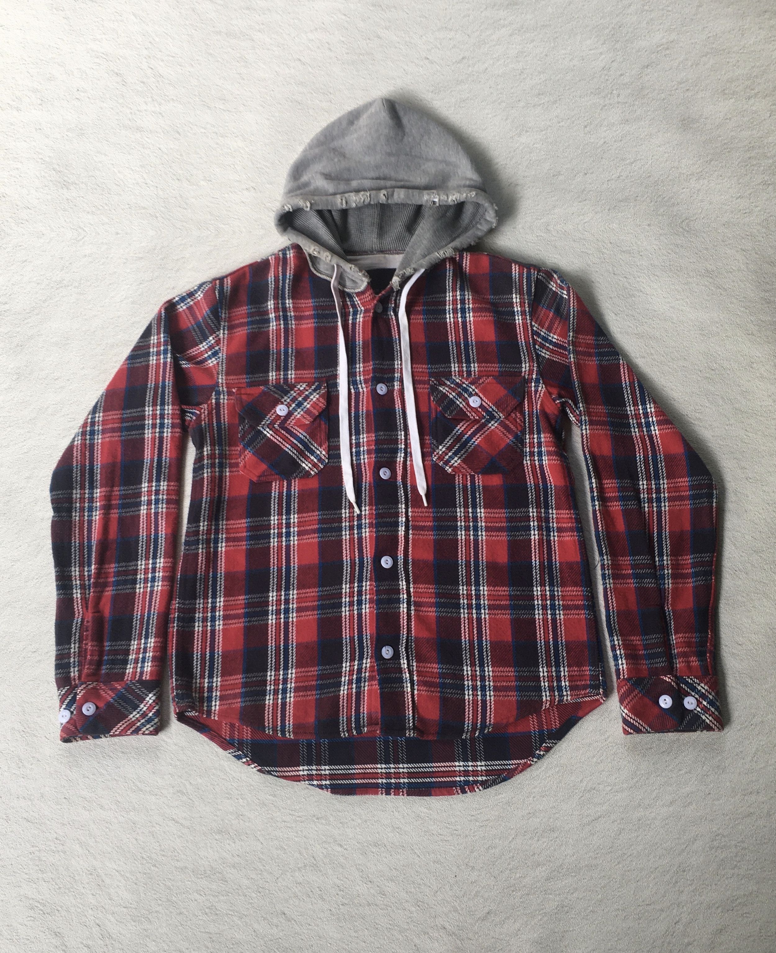 Number (N)ine NUMBER (N)INE Check Pattern L/S Shirt Pink
