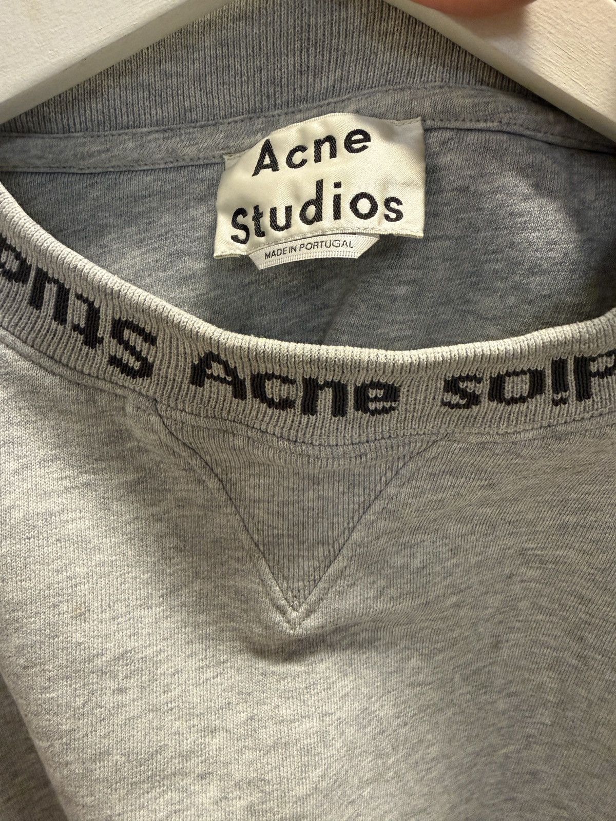 Acne Studios Acne Studios Printed Fleece-Back Cotton-Jersey Sweatshirt L Size US L / EU 52-54 / 3 - 2 Thumbnail