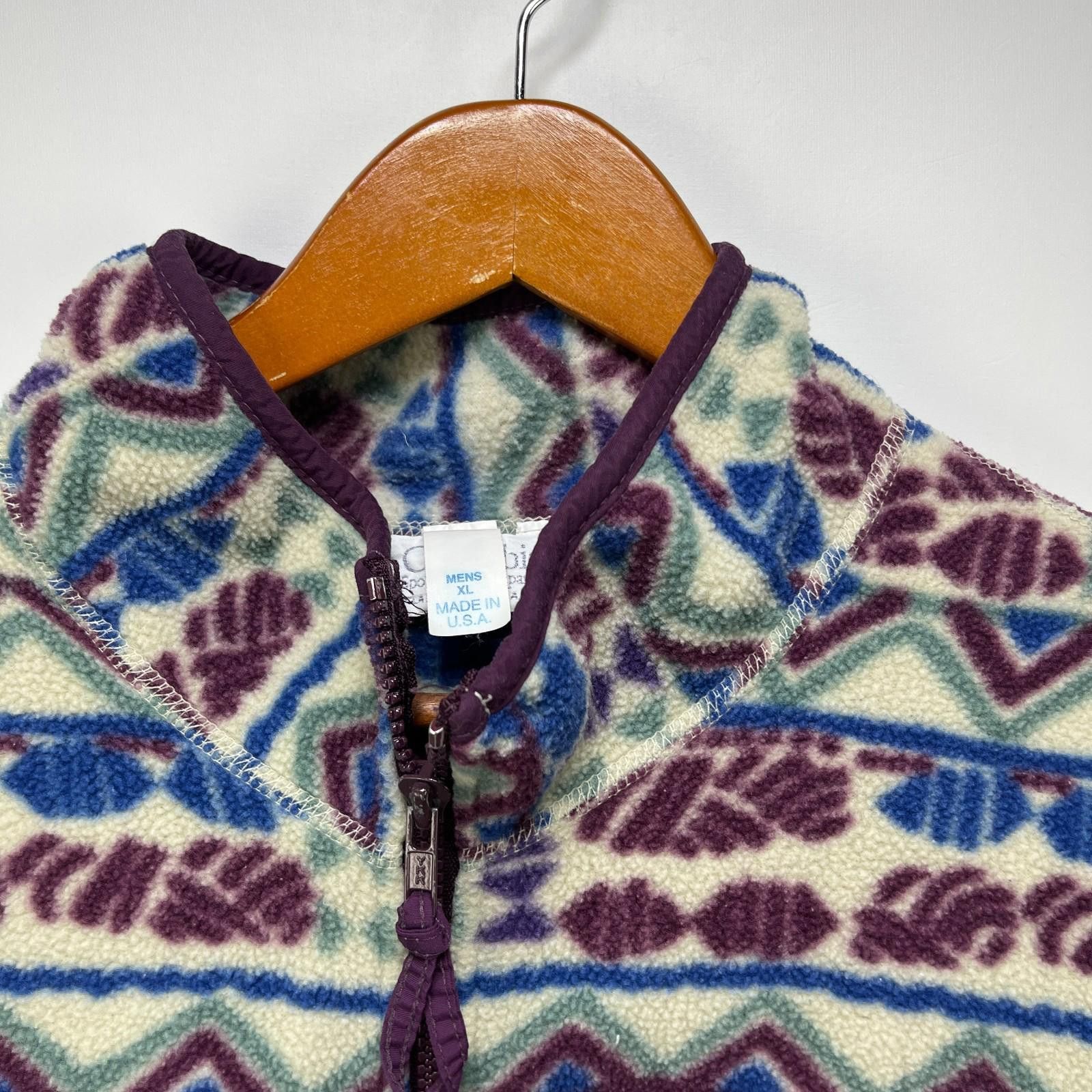 Columbia Vintage 90s Columbia Made In USA Sweater Half Zip Up XL Size US XL / EU 56 / 4 - 5 Thumbnail