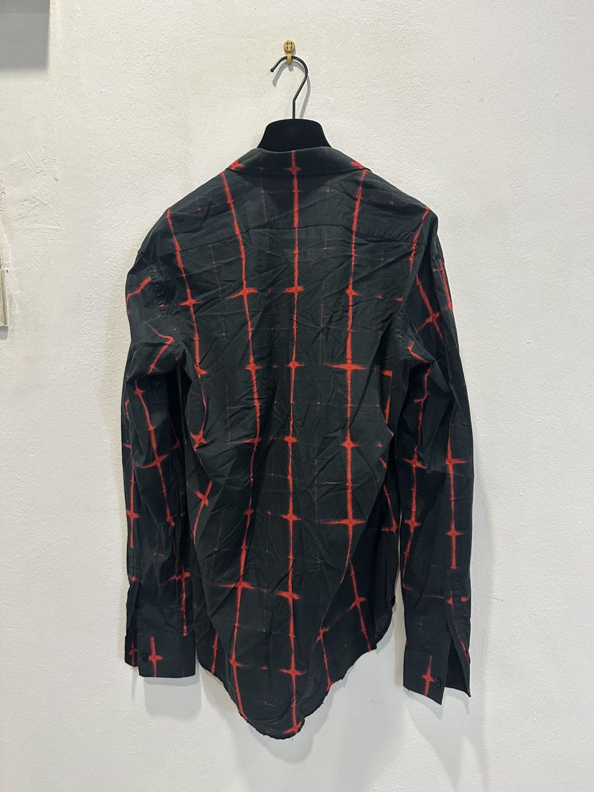 Saint Laurent Paris Saint Laurent FW14 Vamp Red and Black Flannel Size US S / EU 44-46 / 1 - 4 Thumbnail
