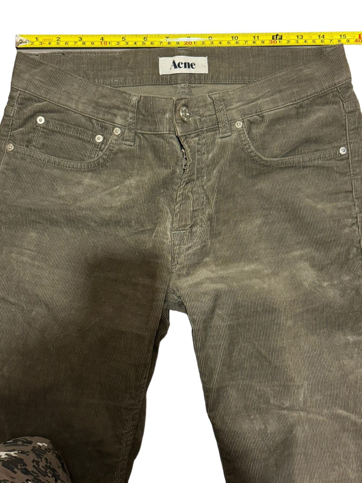 Acne Studios × Designer ACNE STUDIOS VELVET ACE CORD BEIGE CORDUROY PANTS 30/32 Size US 30 / EU 46 - 9 Thumbnail