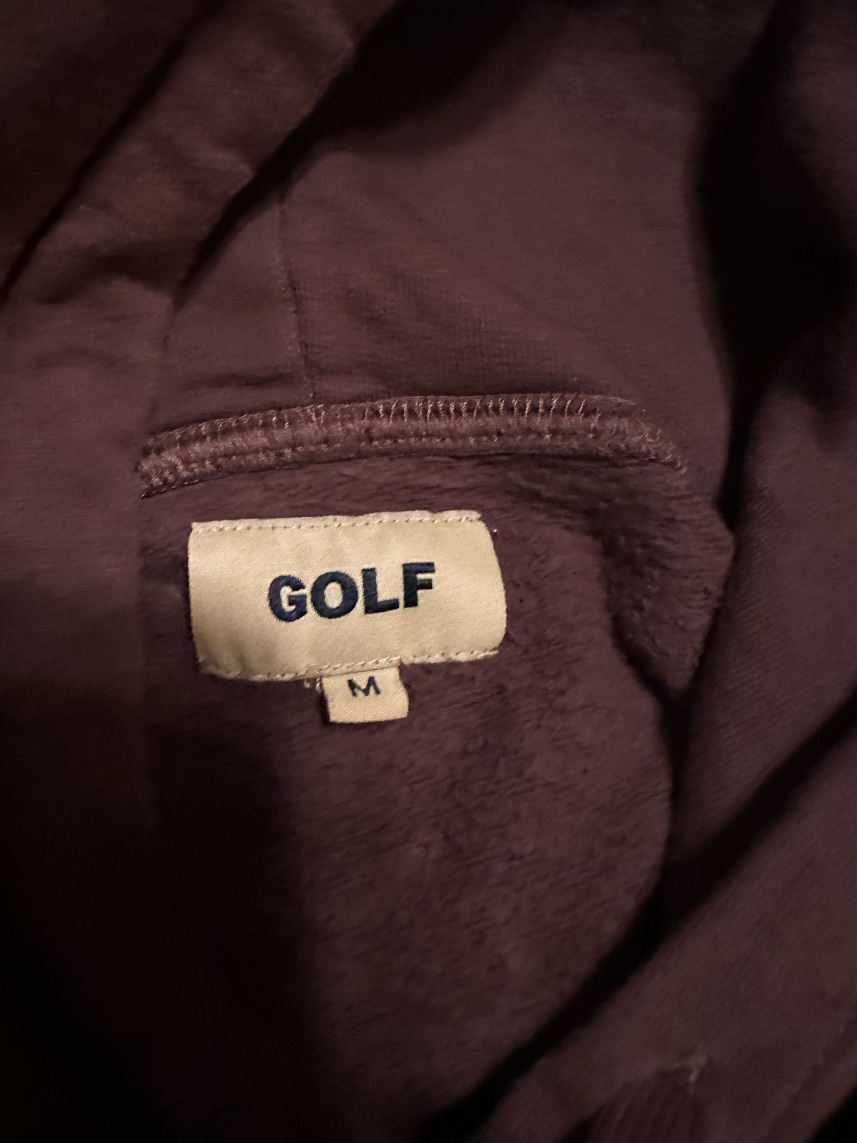 Golf Wang Hoodie with Pale Green Logo - Brown, Medium Size US M / EU 48-50 / 2 - 3 Thumbnail