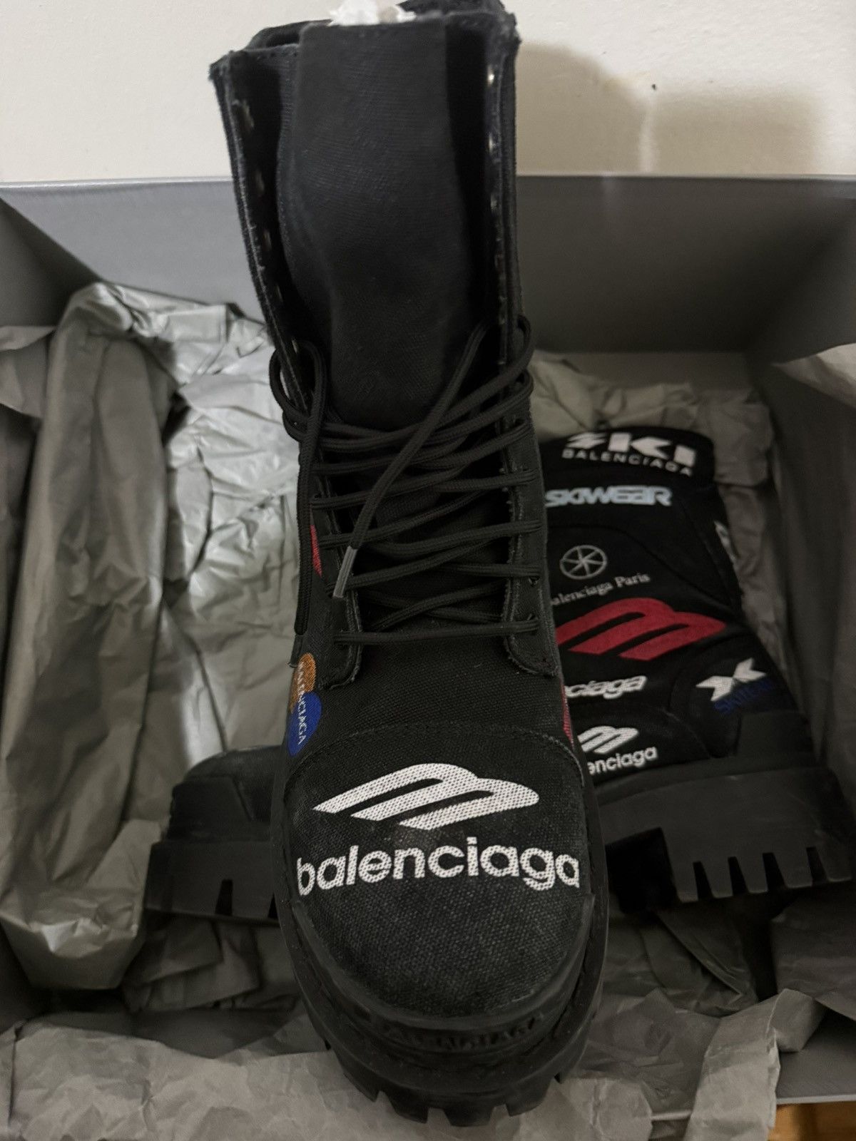 Balenciaga Balenciaga Combat Strike Boots Size US 9 / EU 42 - 3 Thumbnail