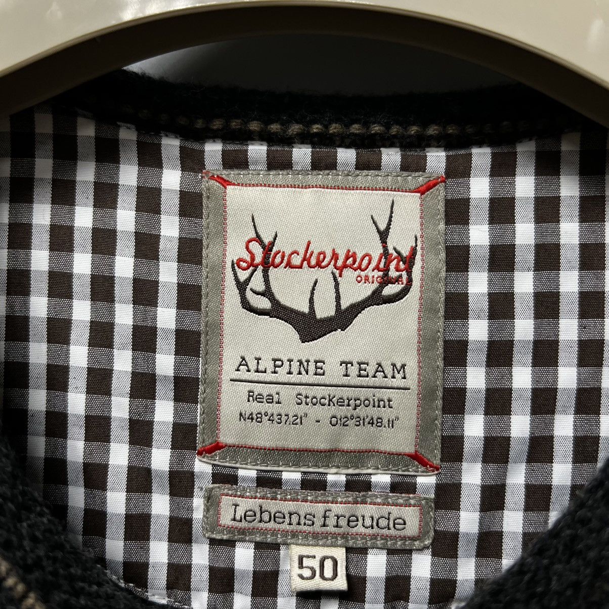Vintage Stockerpoint Alpine Team Lebens Freude Vest Wool Blend 50 Size US M / EU 48-50 / 2 - 11 Thumbnail