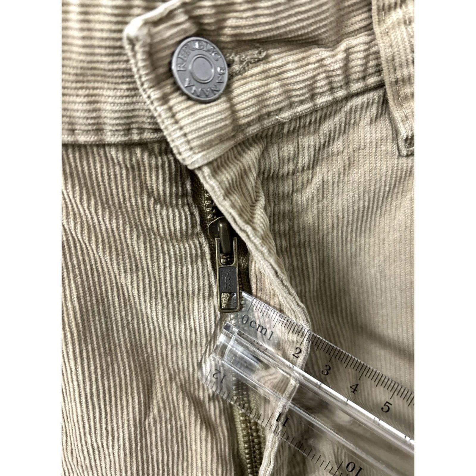 Banana Republic Banana Republic Pants Mens 36x32 Corduroy Straight Leg Tan Brown 5-Pocket Zipper Button Chino Casual Workwear Size US 36 / EU 52 - 5 Thumbnail