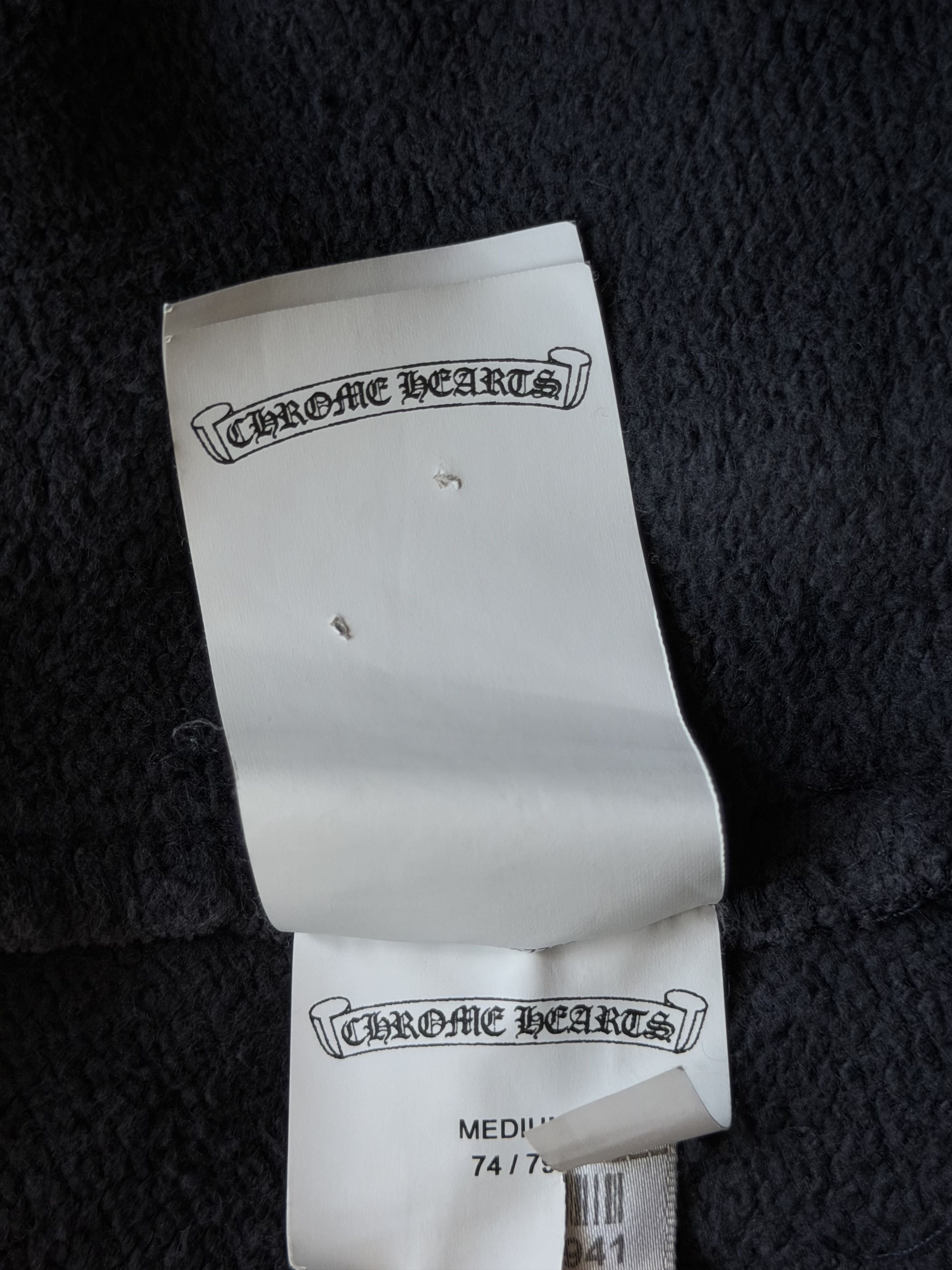 Chrome Hearts Navy & Red Triple Cross Patch Paper Jam Sweatpants Size US 32 / EU 48 - 6 Thumbnail