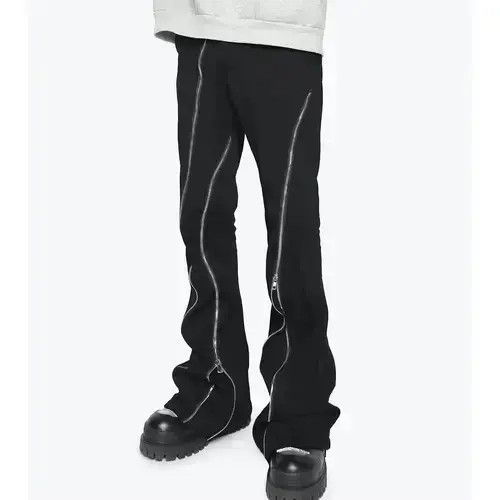 Jean Big Zippers Cargo Pants Straight Teachwear Sophicated Size US 29 - 2 Thumbnail