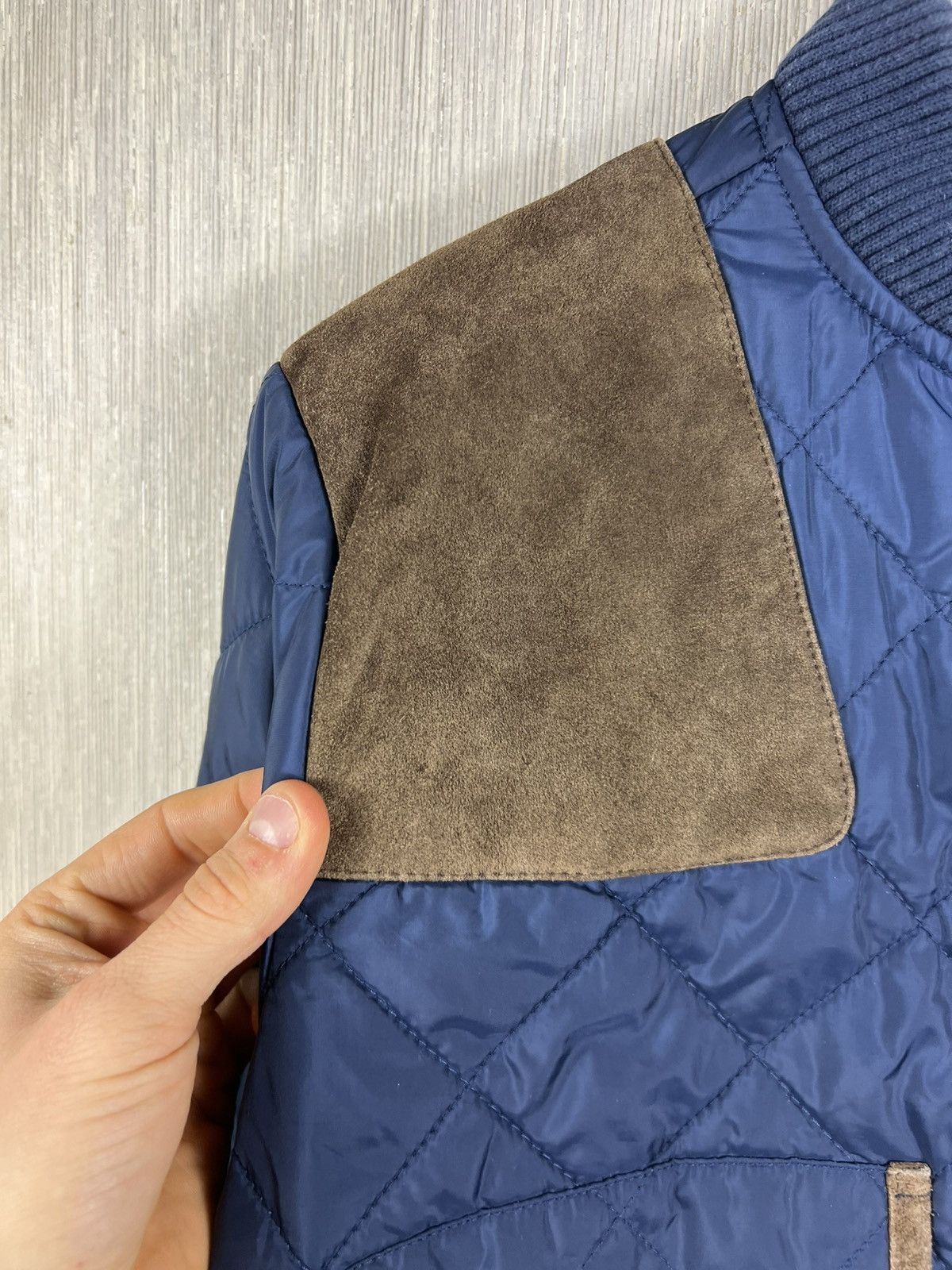 Ralph Lauren Vintage Ralph Lauren Sport suede leather quilted down jacket Size M / US 6-8 / IT 42-44 - 10 Thumbnail