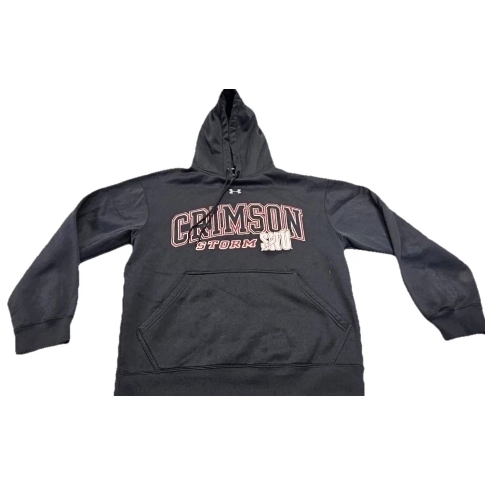 Under Armour Under Armour Storm Hoodie Mens S Black Pullover Fleece Graphic Crimson Storm Pullover Hoodie Size US S / EU 44-46 / 1 - 2 Thumbnail