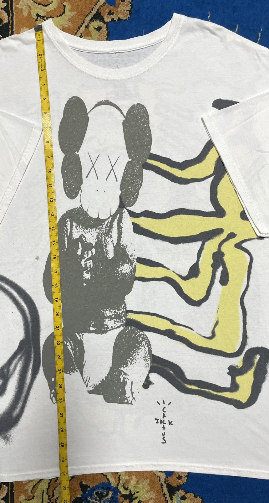 Cactus Jack by Travis Scott x KAWS For Fragment T-Shirt.