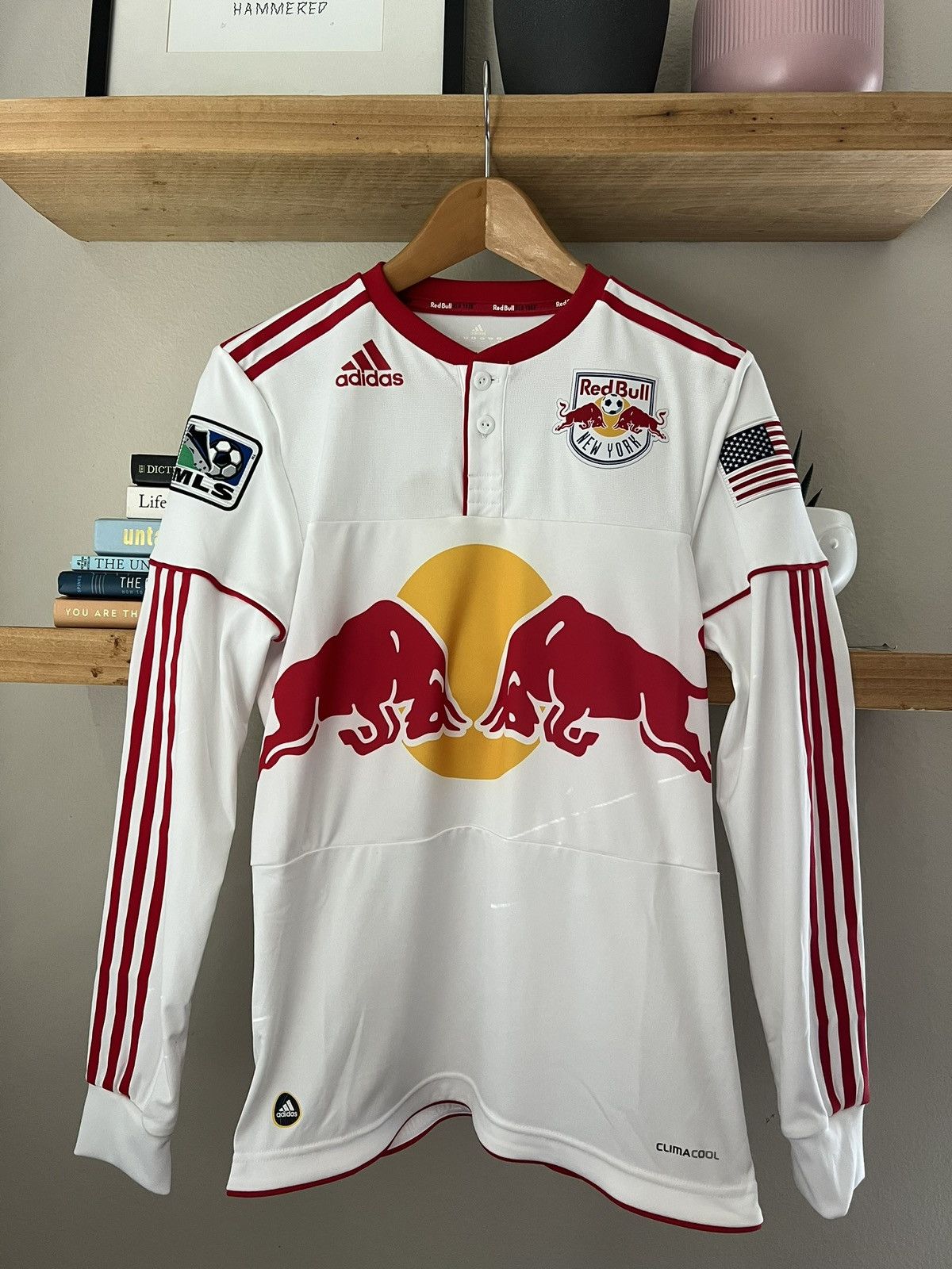 Adidas Soccer jersey New York Red Bulls sizes Size US S / EU 44-46 / 1 - 2 Thumbnail