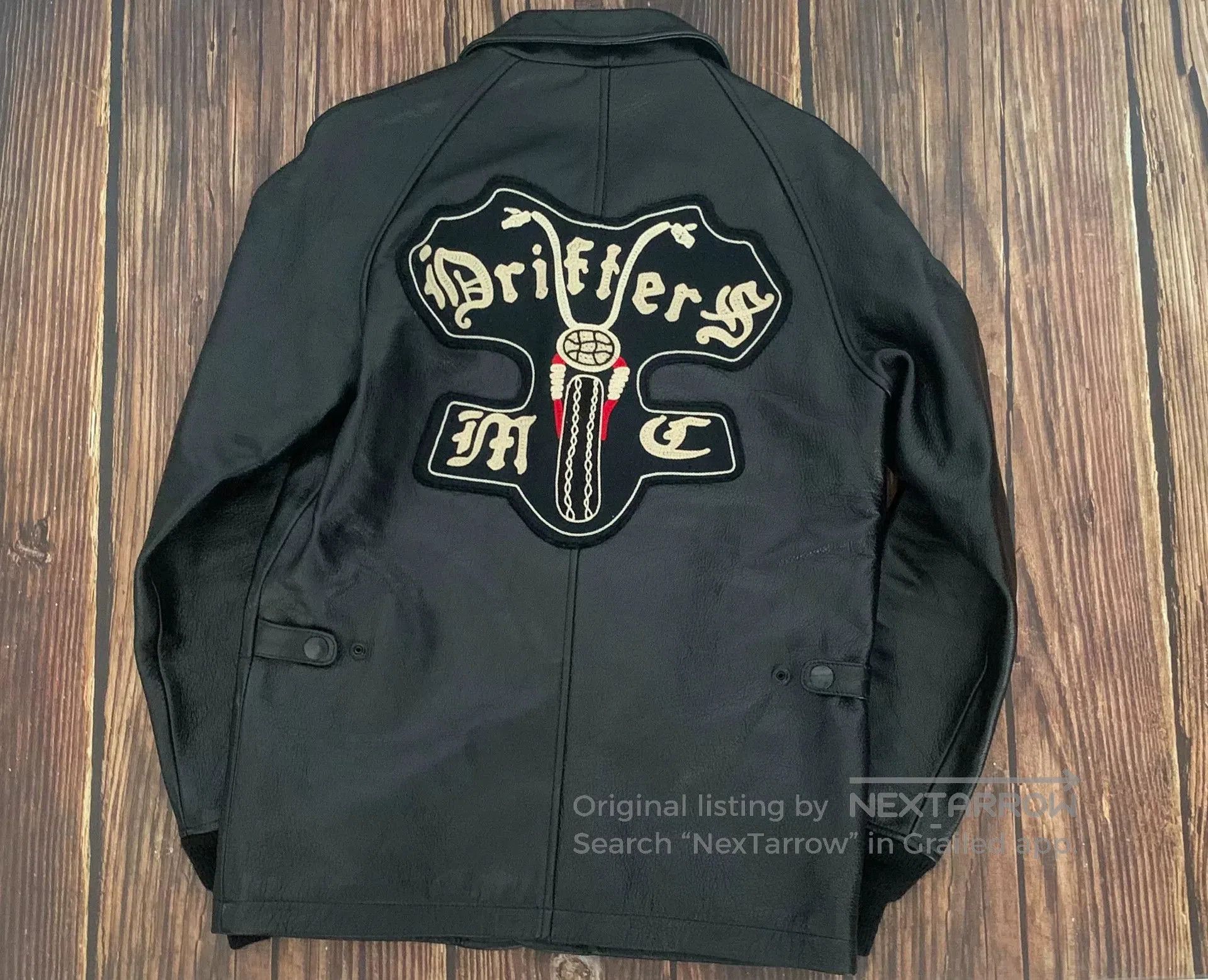 WEST RIDE Westride Black Leather Biker Jacket. Size US M / EU 48-50 / 2 - 2 Thumbnail