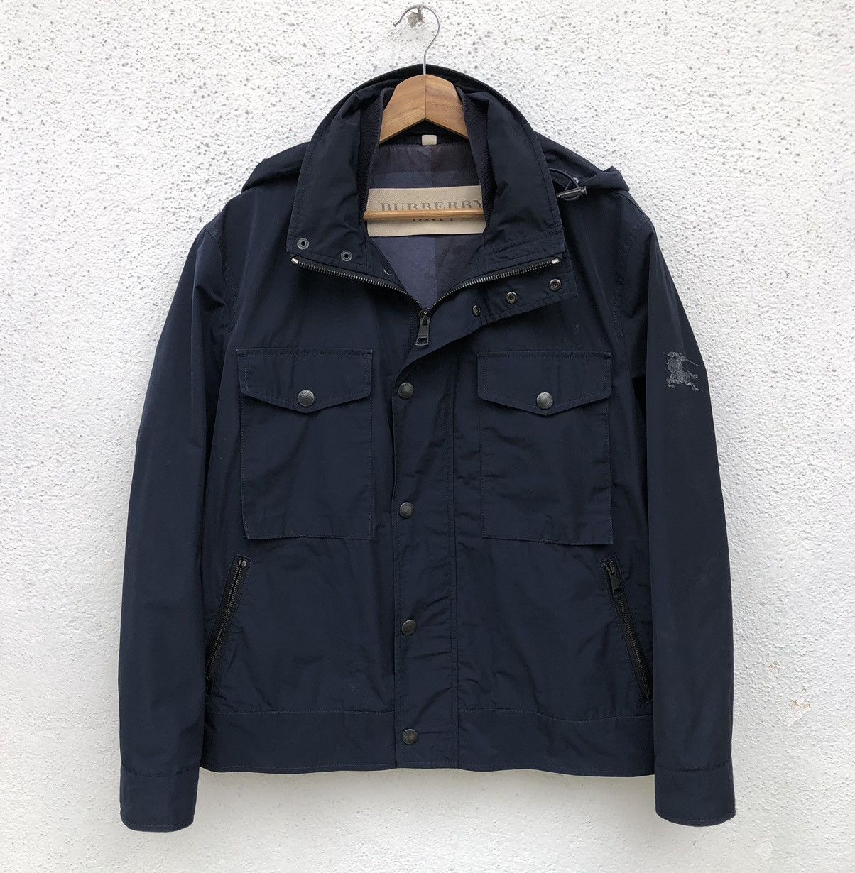 Burberry Burberry Brit Midweight Utility Nylon Jacket Size US L / EU 52-54 / 3 - 1 Thumbnail
