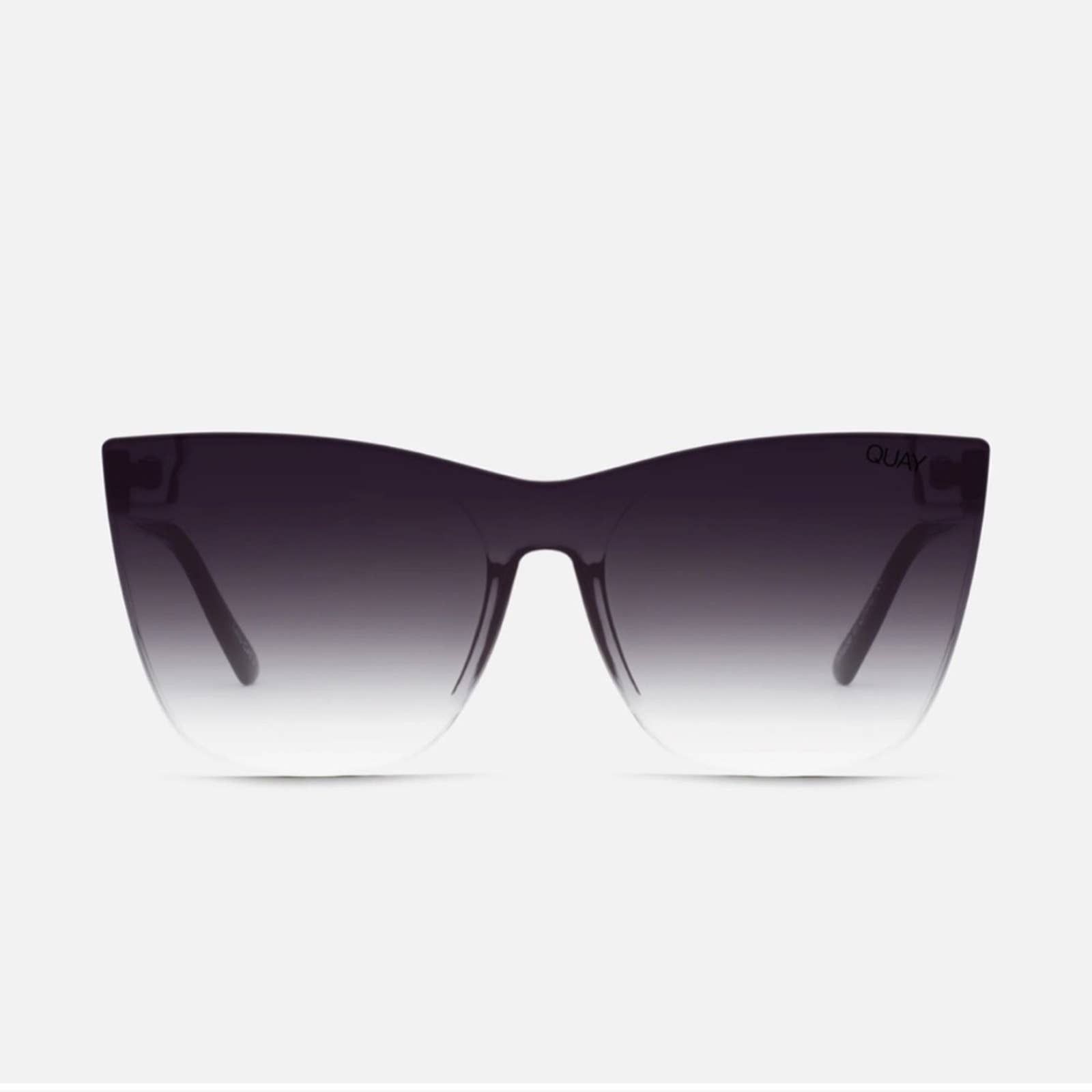 Quay Quay Come Thru Black Frame Fade Womens Cat Eye Sunglasses Grailed