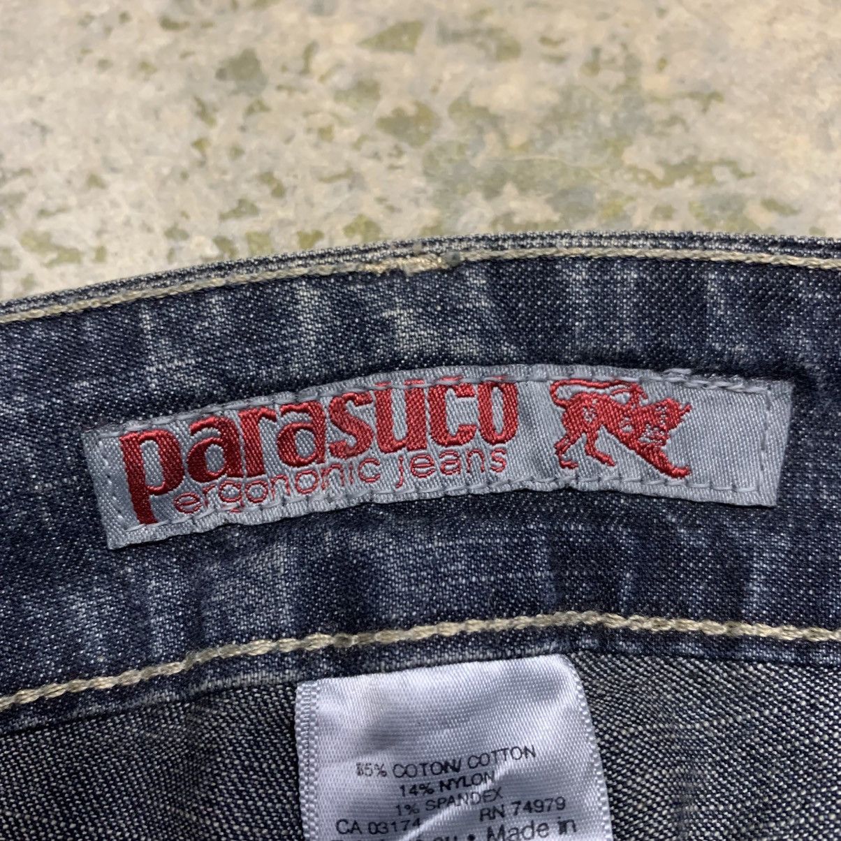 If Six Was Nine × Japanese Brand × Vintage Flare Bell Bottom Parasuco Denim Clawmark Distressed Jean Size US 33 - 13 Thumbnail