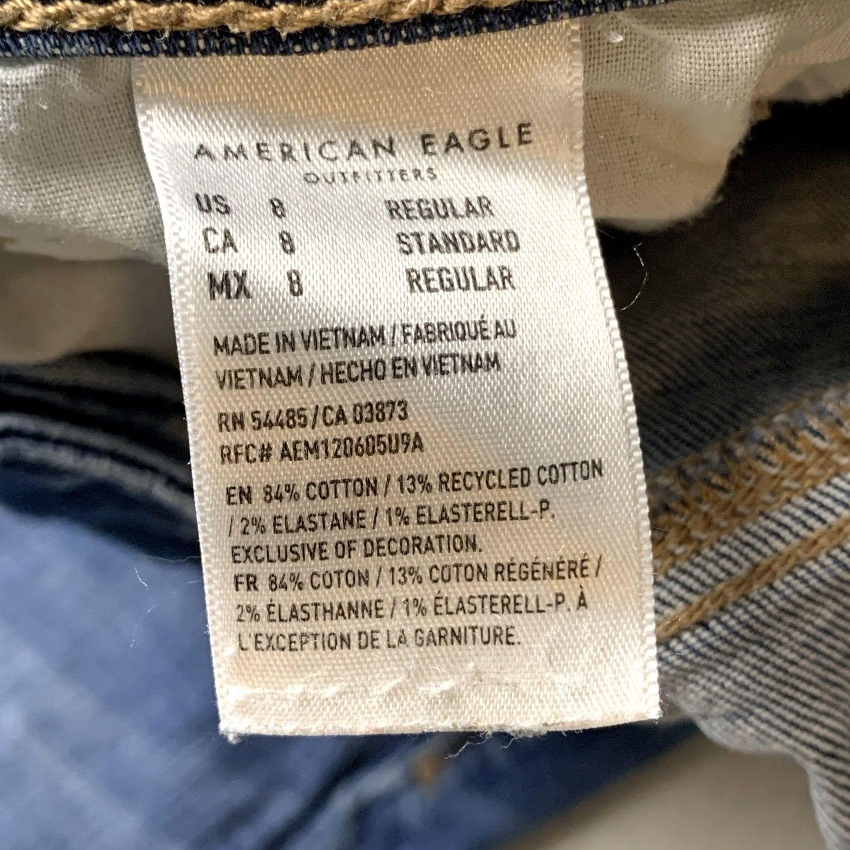 American Eagle Outfitters American Eagle Outfitters Jeans Women Bootcut 8 Blue Kick Stretch Denim 5-Pocket Casual Preppy 90s Hipster Grunge Modern Vintage No Size 30" / US 8 / IT 44 - 5 Thumbnail