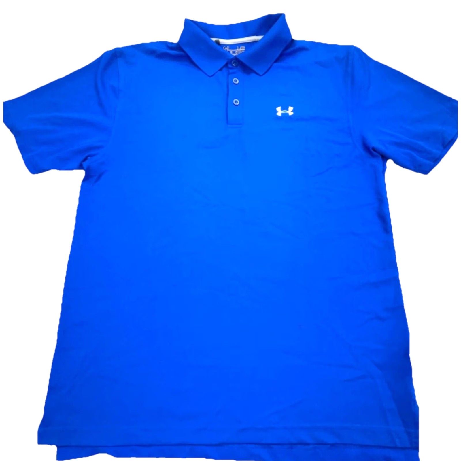 Under Armour Under Armour Polo Shirt Men L Green White Loose Fit Golf Tennis Royal Adult Polo Size US L / EU 52-54 / 3 - 2 Thumbnail