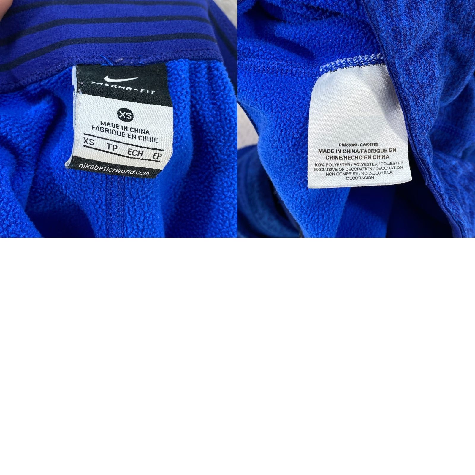 Nike Nike Therma-Fit Womens XS Blue Pants Sweatpants Gym Running Pockets Size 26" / US 2 / IT 38 - 8 Thumbnail