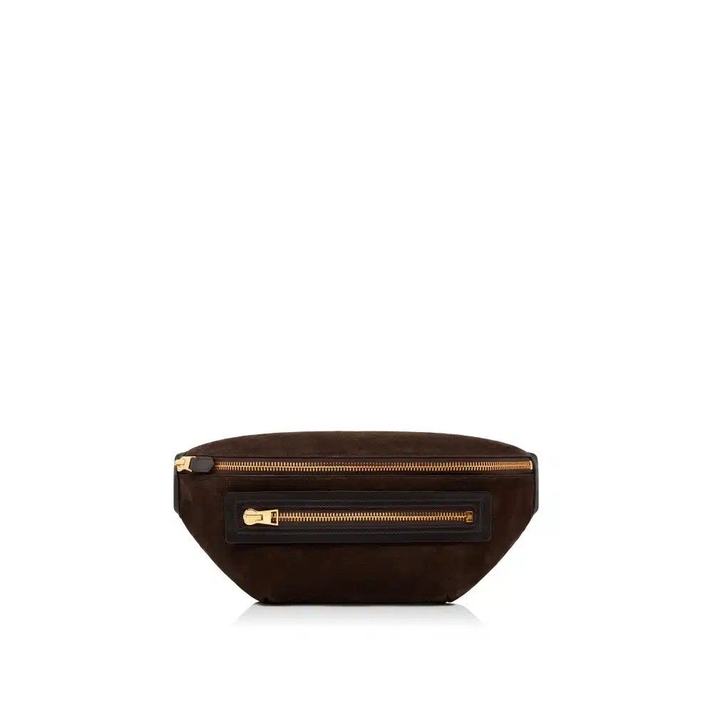 Tom Ford o1loc1c0825 H0396 Size: OS / Suede Large Belt Bag in Brown Size ONE SIZE - 1 Thumbnail