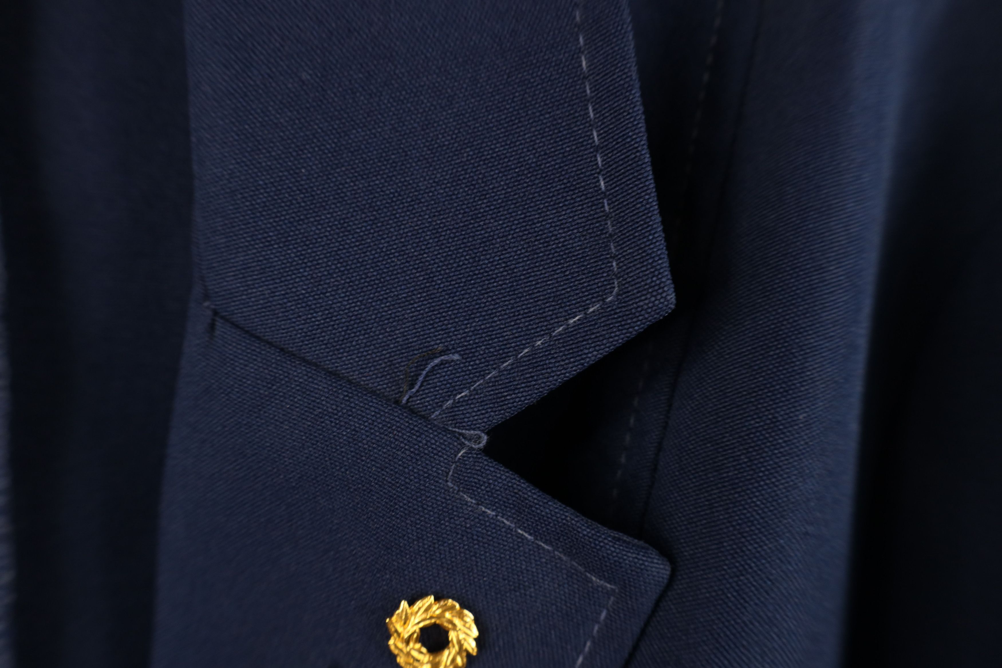 Vintage Vintage 70s Streetwear Suit Coat Blazer Jacket Navy Blue USA Size XXL / US 16-18 / IT 52-54 - 9 Thumbnail