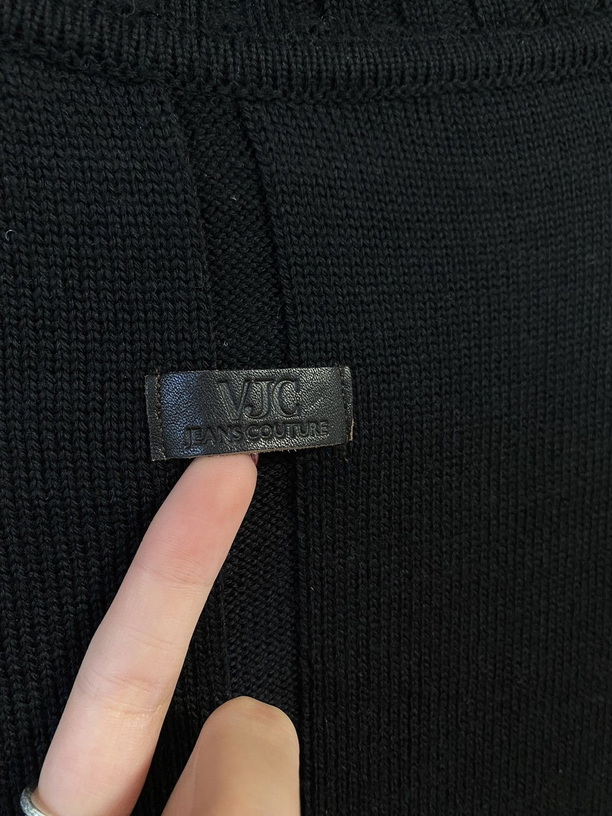 Versace Jeans Couture Versace Jeans Couture Wool Black Jumper, Size:XXXL Size US XXL / EU 58 / 5 - 6 Thumbnail