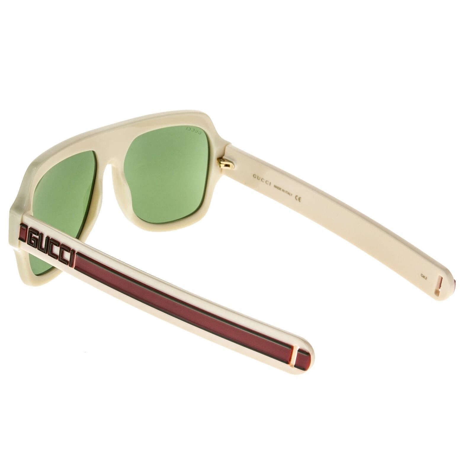 Gucci GUCCI GG0255S AUTHENTIC SEGA 0255 Green Sport Sunglasses 003 Size ONE SIZE - 9 Thumbnail