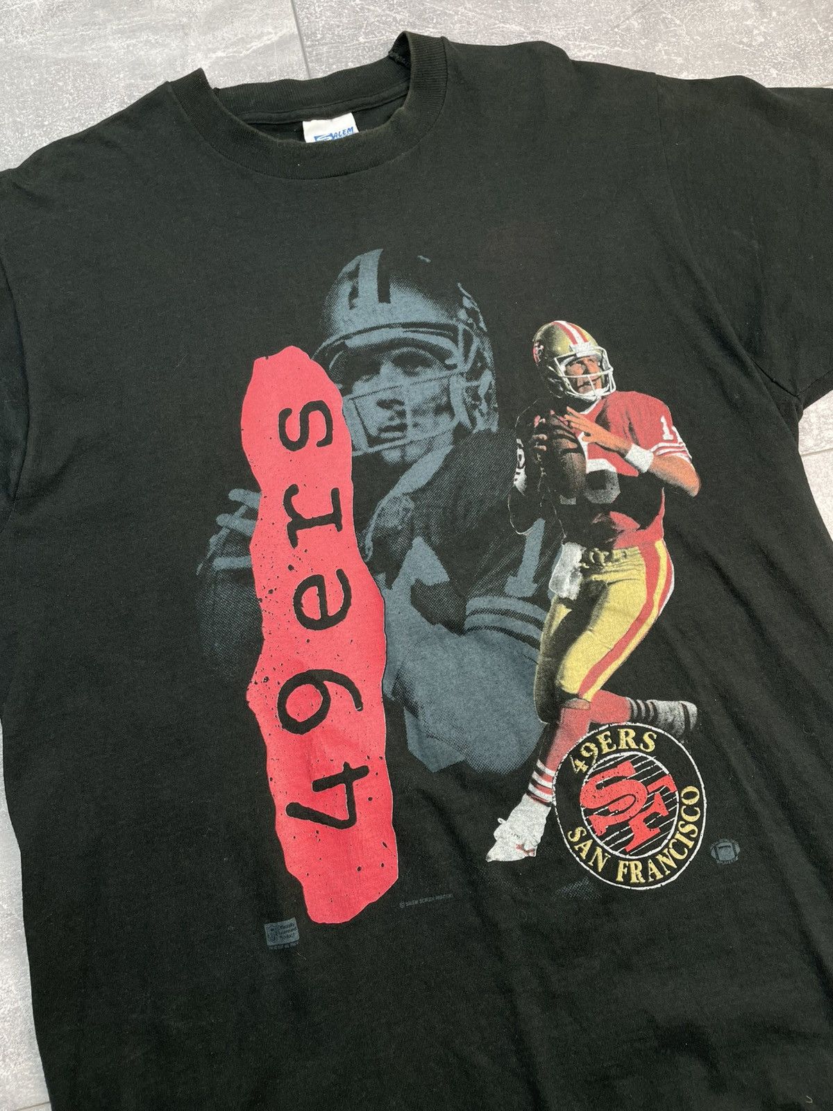 Vintage NFL 90s Joe Montana San Francisco 49ers T-shirt