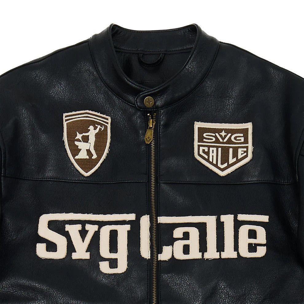 Other Leather crop racing jacket Size US S / EU 44-46 / 1 - 4 Thumbnail