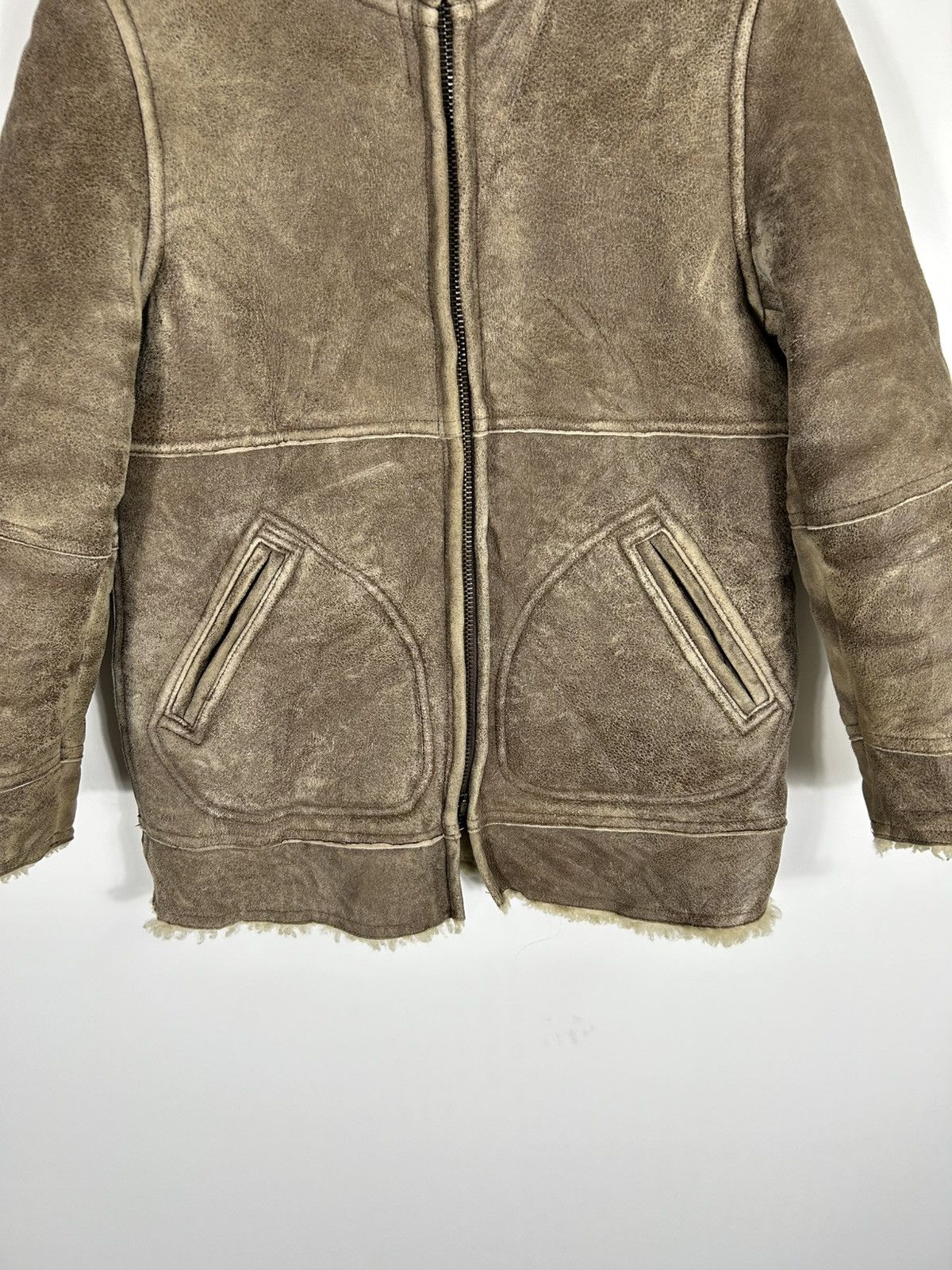 Leather 🔥Inpatchtys Kerri Lamb Hoodie Zipper Jacket Size US S / EU 44-46 / 1 - 5 Thumbnail