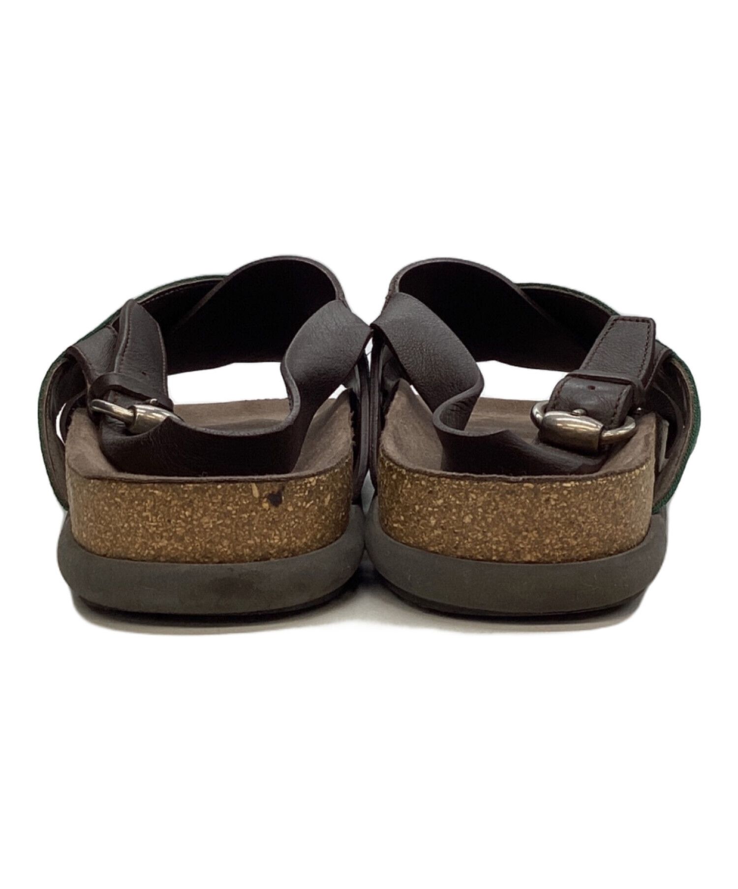 Gucci GUCCI Cross-Strap Sherry Line Sandals Brown 8 Size US 8 / EU 41 - 4 Thumbnail
