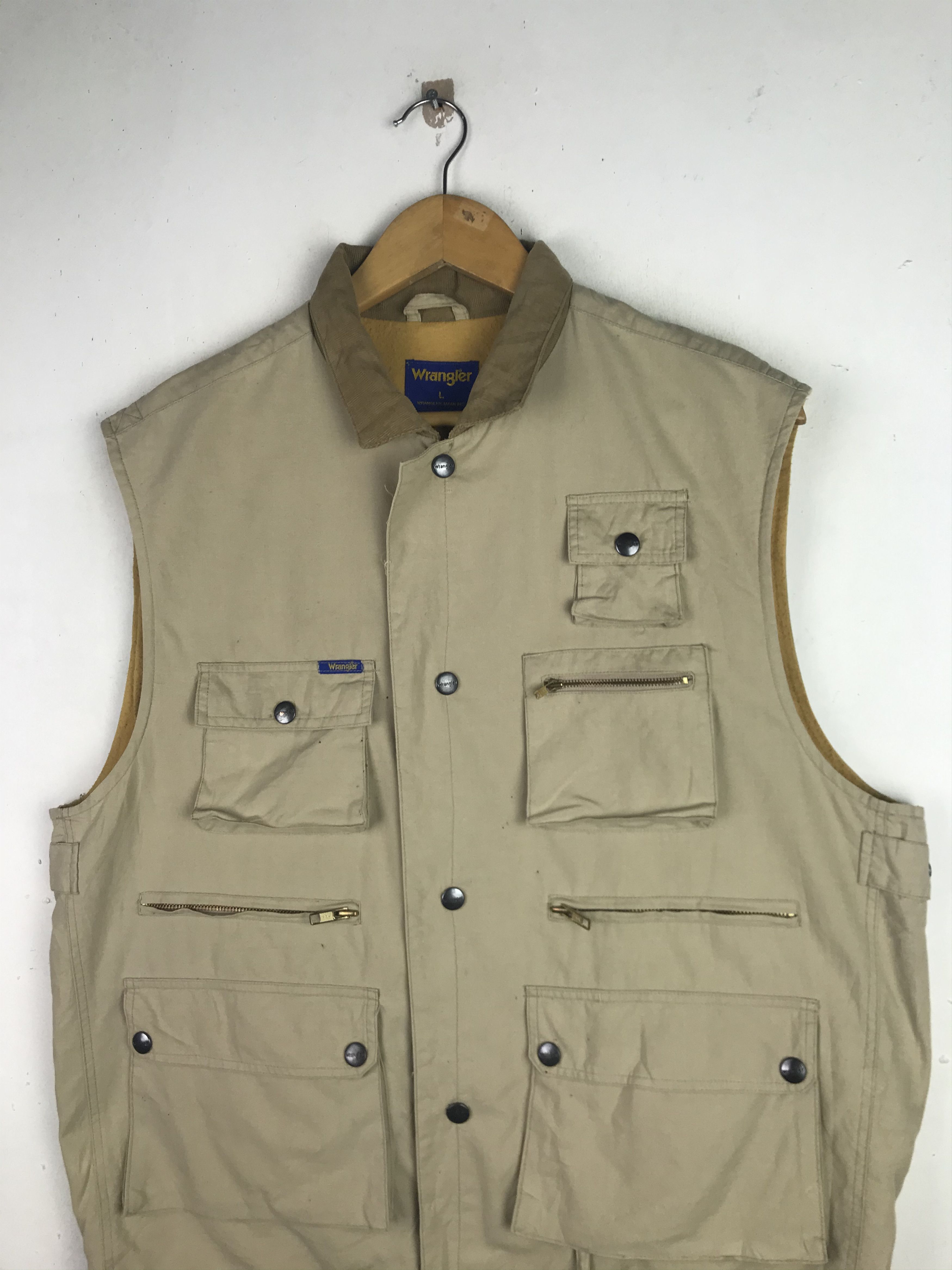 Vintage × Wrangler Vintage Wrangler Japan Vest Rare Design Size US L / EU 52-54 / 3 - 6 Thumbnail