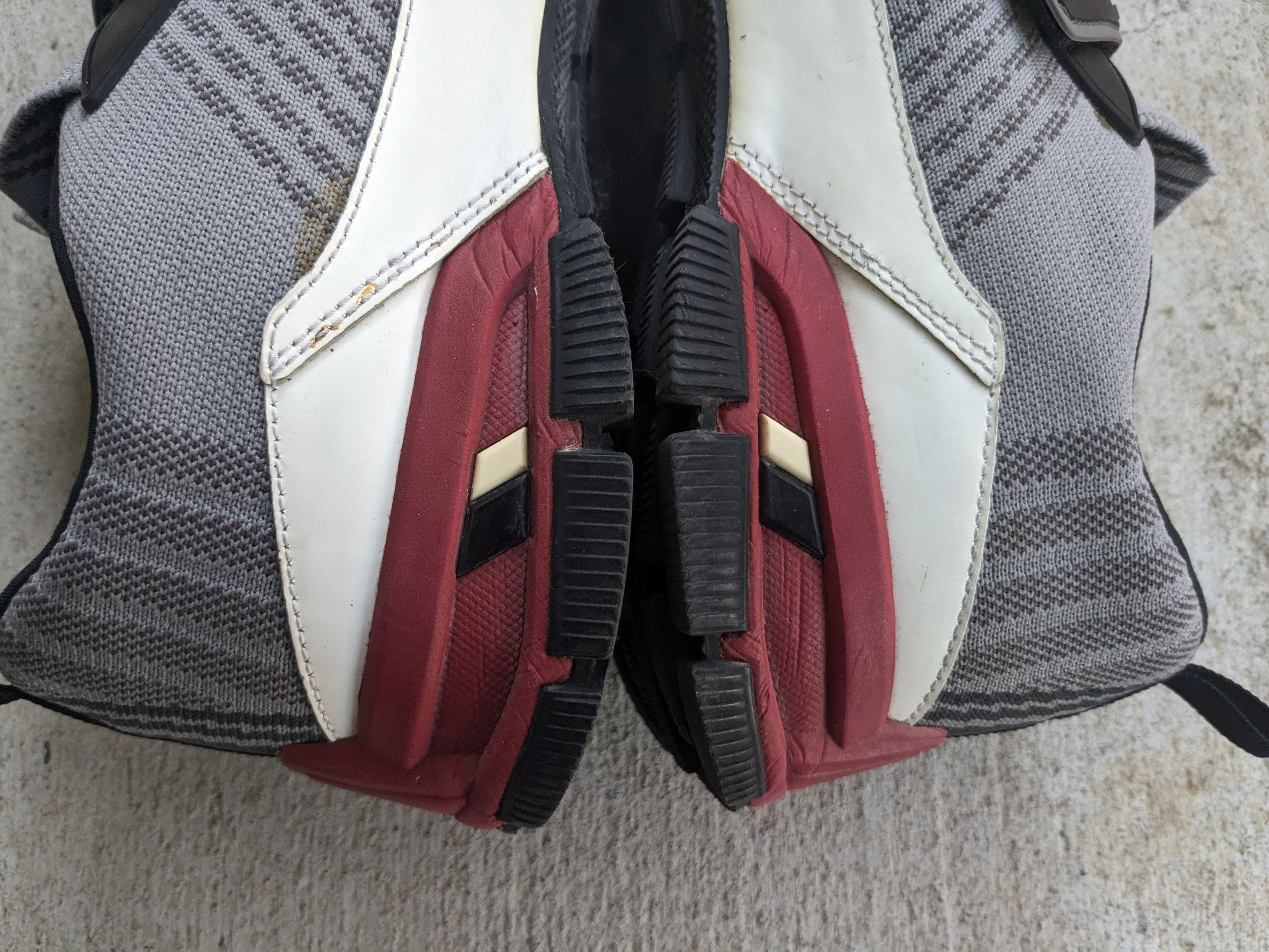 Prada Cross Section Sneakers Gray White 9.5 Low Tops