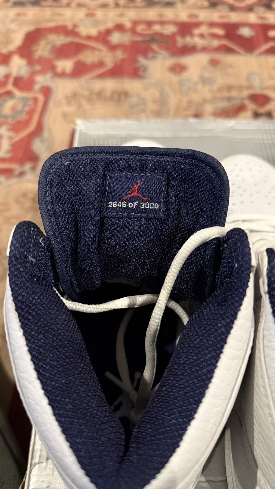 Jordan Brand Air Jordan 1 Retro+ OG “Midnight Navy” 2001 CO.JP Sz 7.5 DS Size US 7.5 / EU 40-41 - 7 Thumbnail