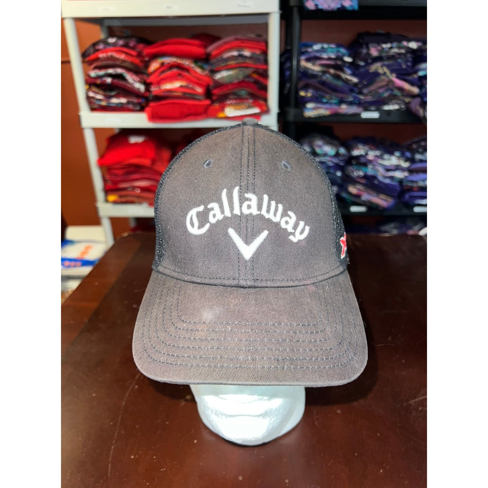 Callaway Callaway Odyssey Hat X Hot Golf Golfing Black Faded Headwear Size ONE SIZE - 2 Thumbnail