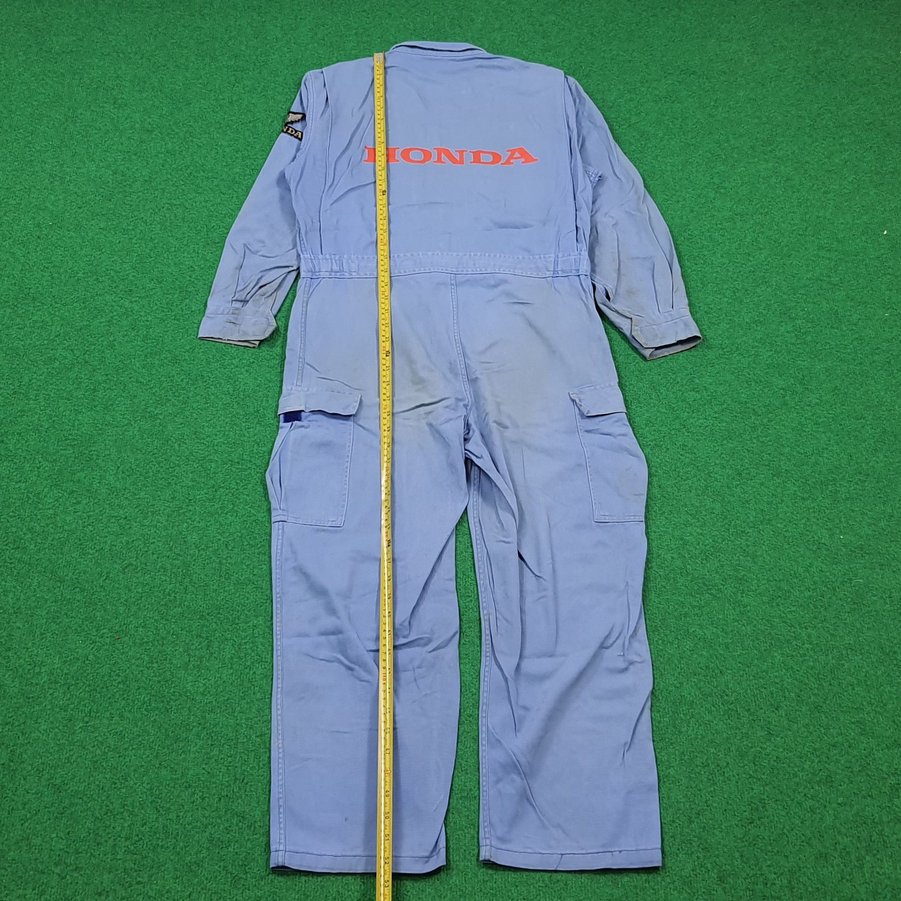 Japanese Brand Vintage 80s Honda Mechanic Jumpsuit Retro Motorsport C288N11 Size US S / EU 44-46 / 1 - 2 Thumbnail
