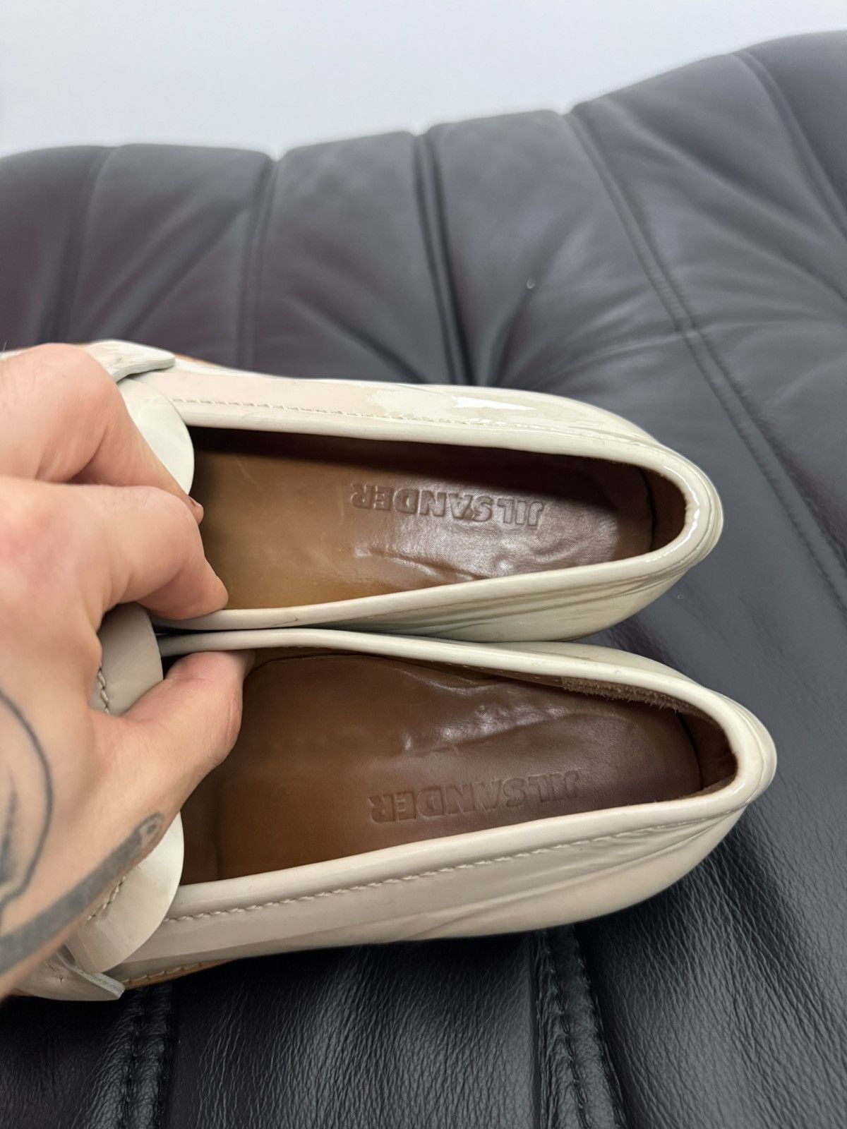 Jil Sander Jil Sander Beige Loafers Archive Designer Luxury High End Size US 9 / IT 39 - 5 Thumbnail