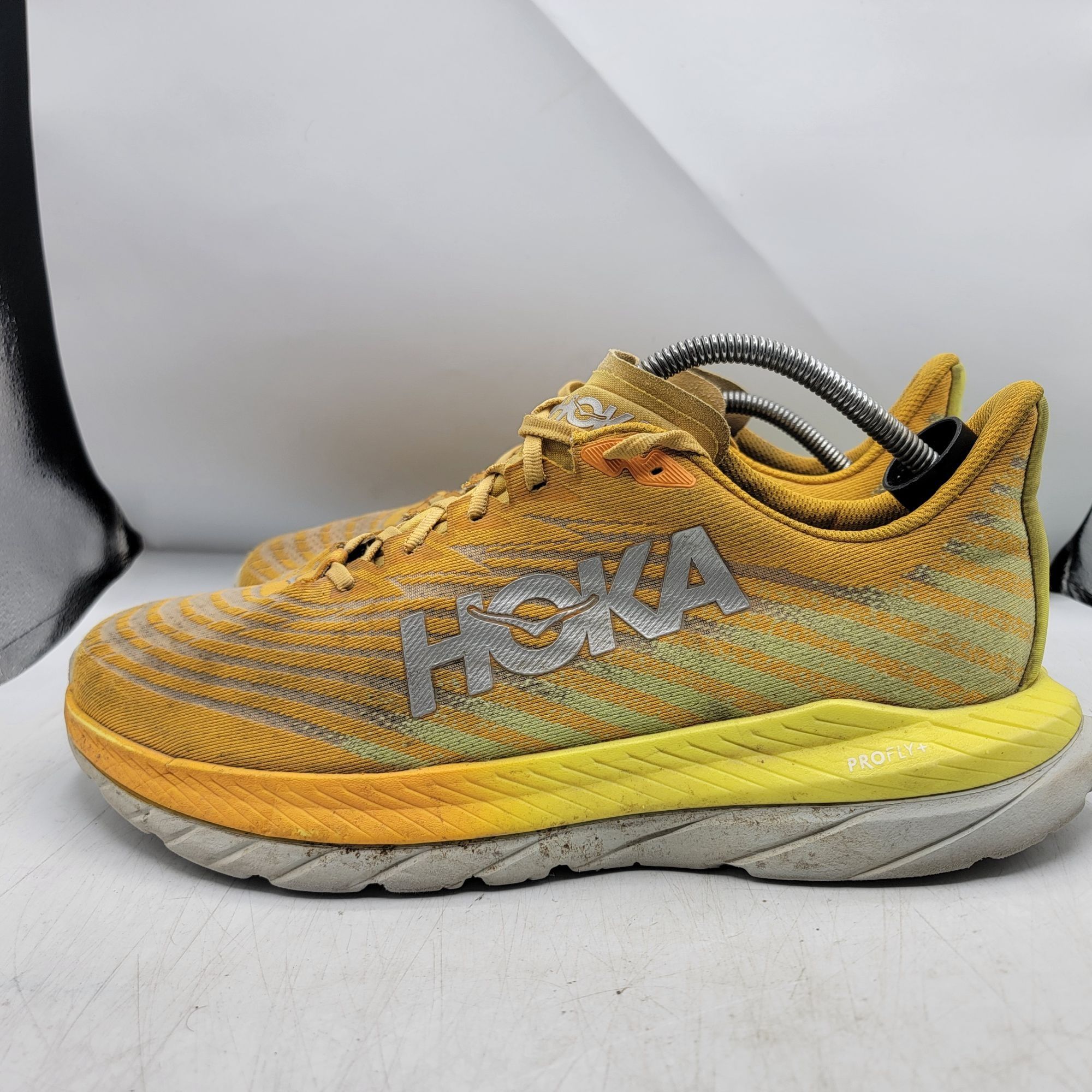 Hoka Hoka One One Mach 5 Mens 12 D Radiant Yellow Evening Primros Size US 12 / EU 45 - 12 Thumbnail