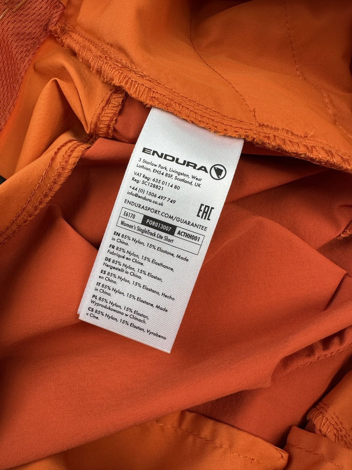 Other ENDURA Men’s SingleTrack Lite MTB Trail Shorts Orange size S Size US 30 / EU 46 - 12 Thumbnail